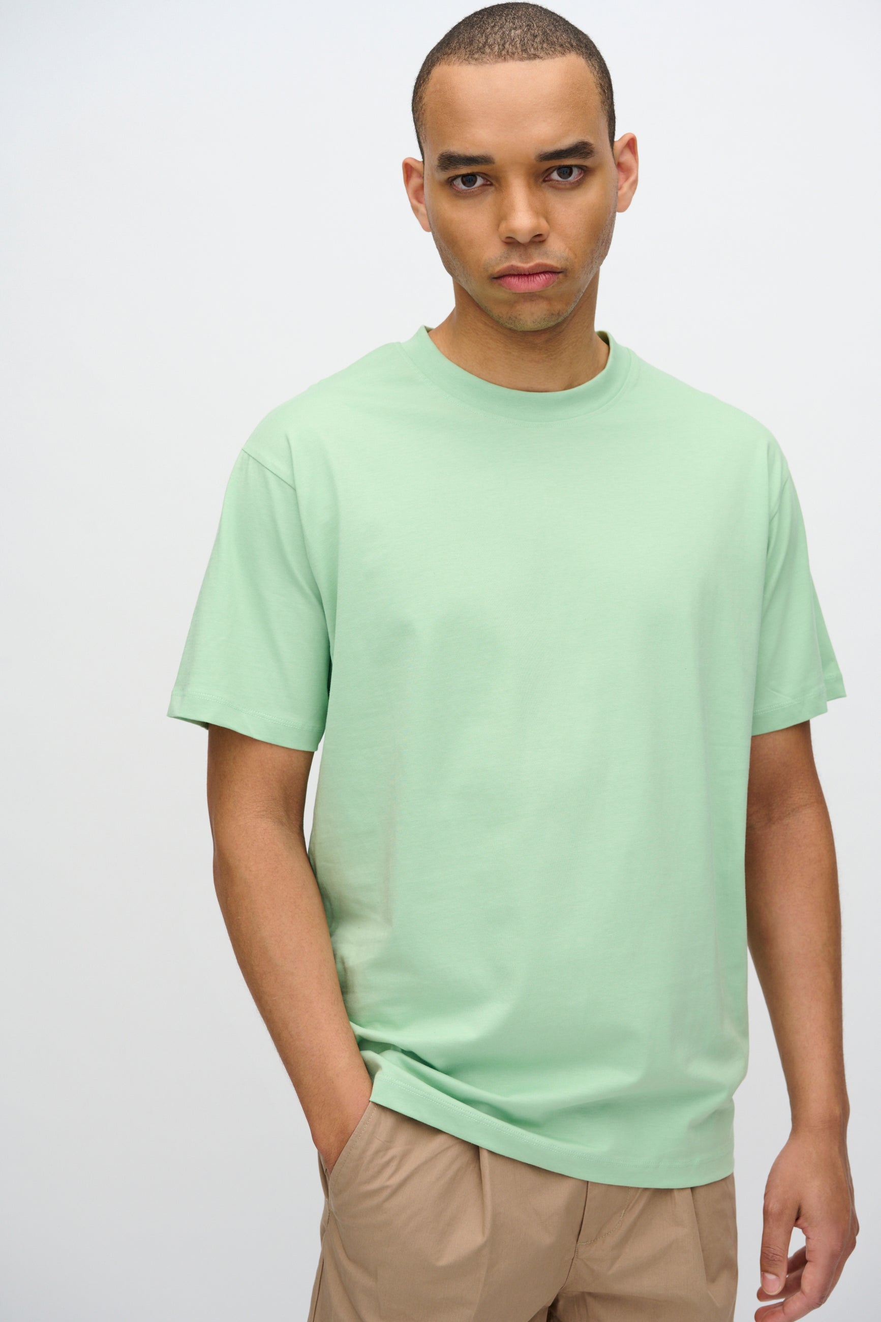 minimum male Aarhus kortærmet t-shirt G029 GOTS Short Sleeved T-shirt 0123 Arcadian Green