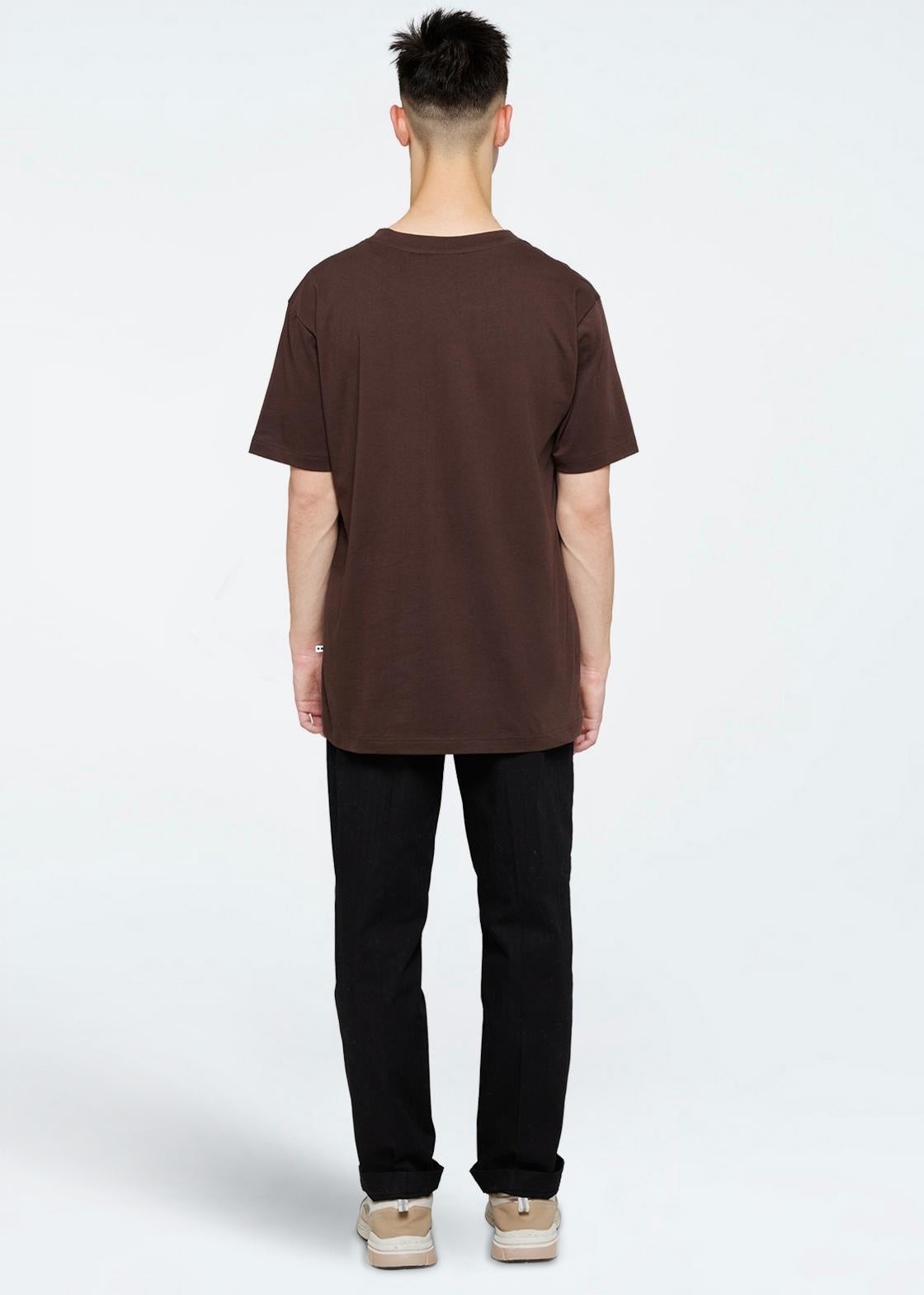 minimum male Aarhus kortærmet t-shirt G029 GOTS Short Sleeved T-shirt 1914 Seal Brown