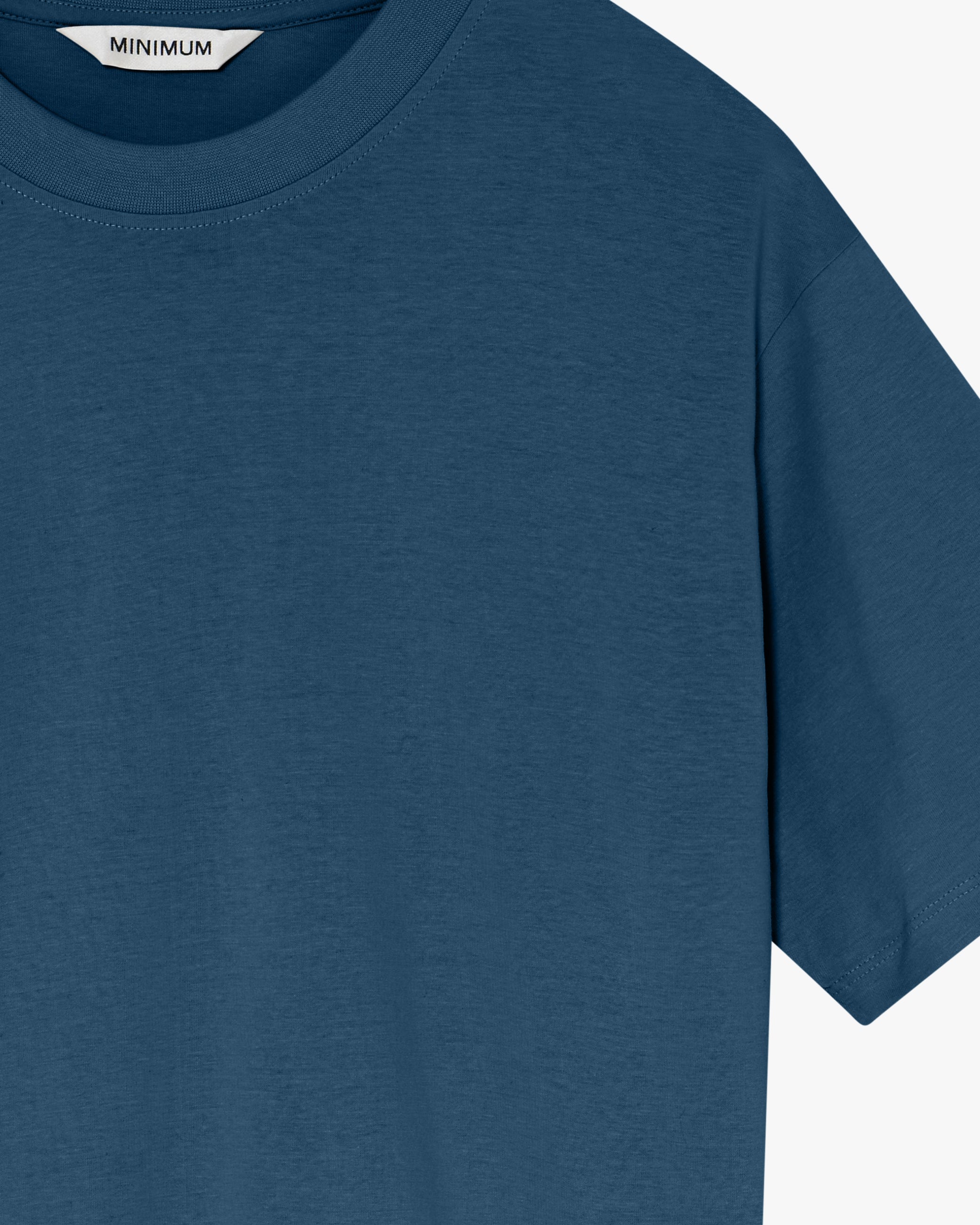minimum male Aarhus kortærmet t-shirt G029 GOTS Short Sleeved T-shirt 2340 Blue Ashes