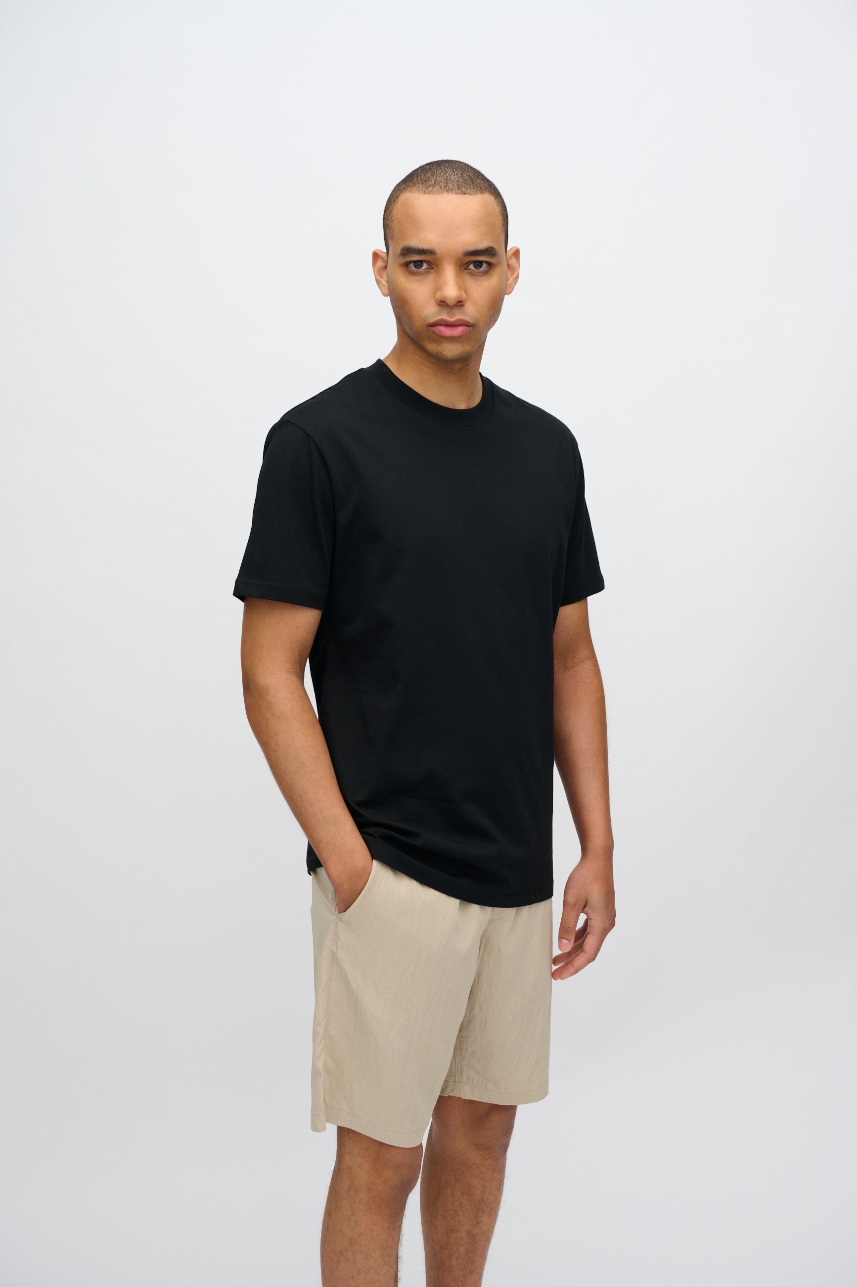 minimum male Aarhus kortærmet t-shirt G029 GOTS Short Sleeved T-shirt 999 Black