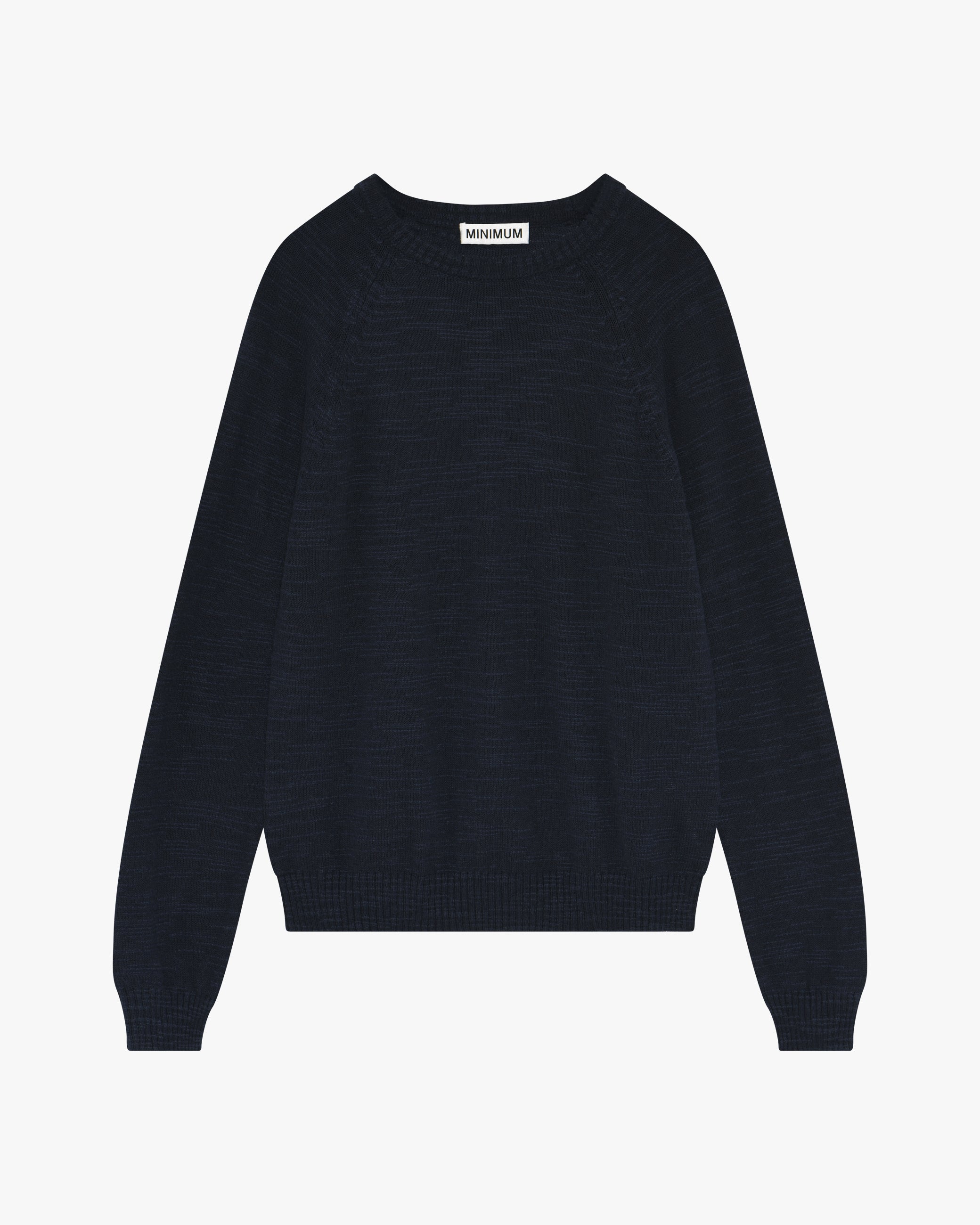 minimum male Alfredo reg striktrøje 4178 Jumper 3922 Sky Captain