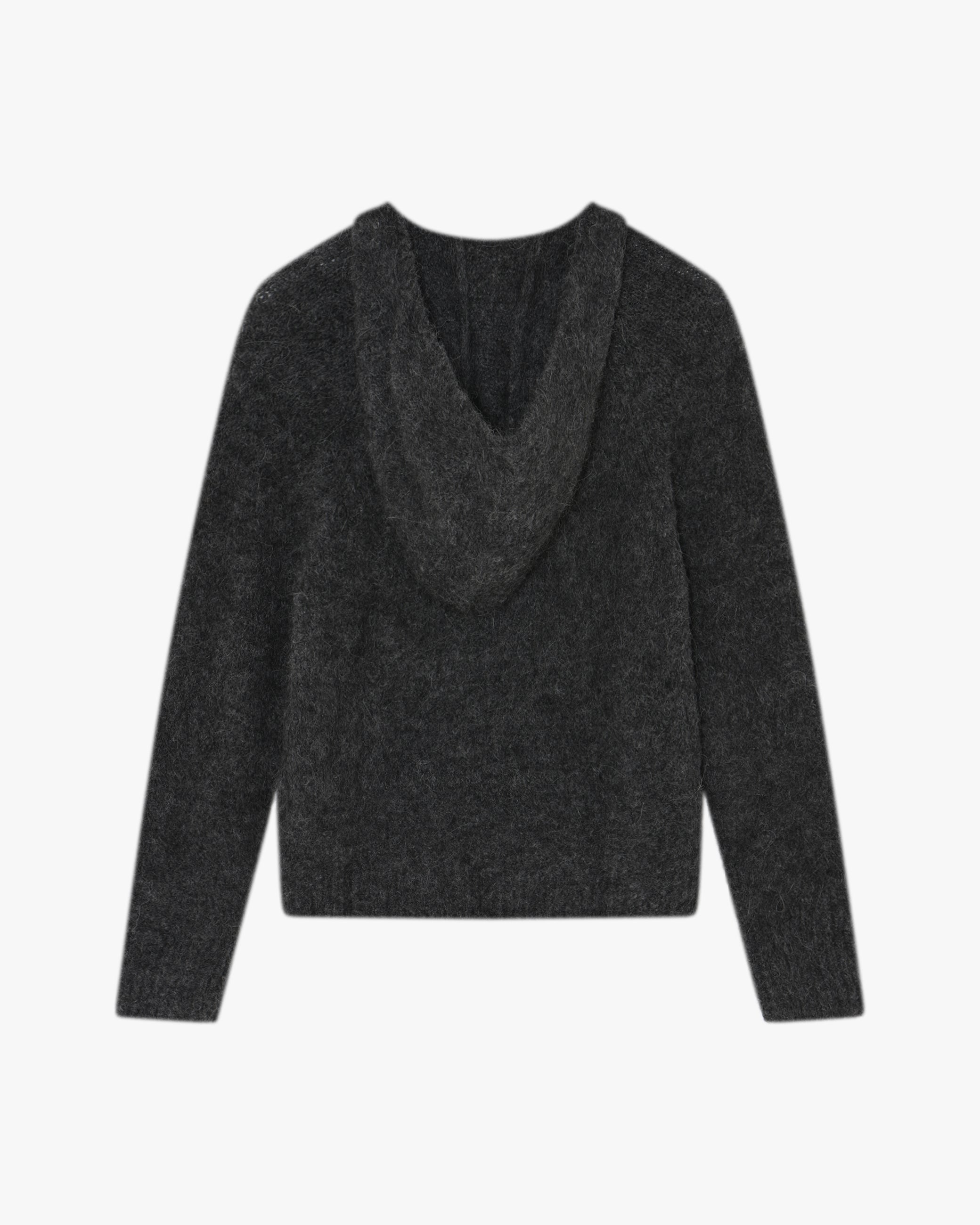 minimum female Angela hoodie 4491 Jumper 980M Dark Grey Melange