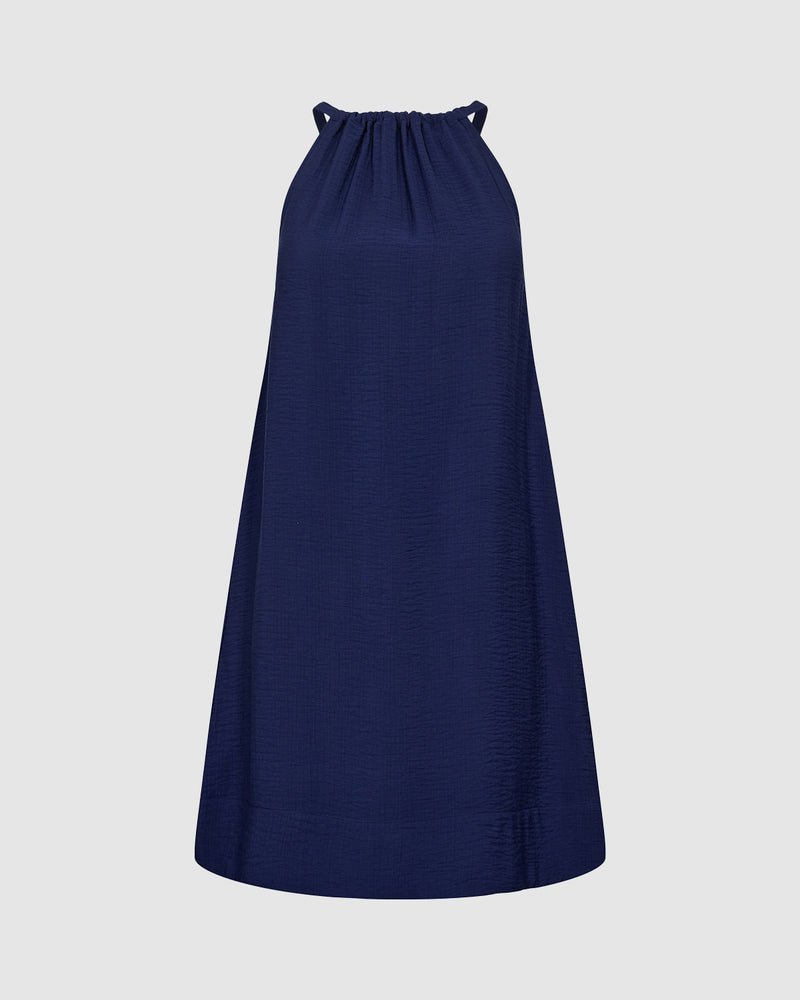minimum female  Annkarina 3077 Short Dress 3933 Medieval Blue