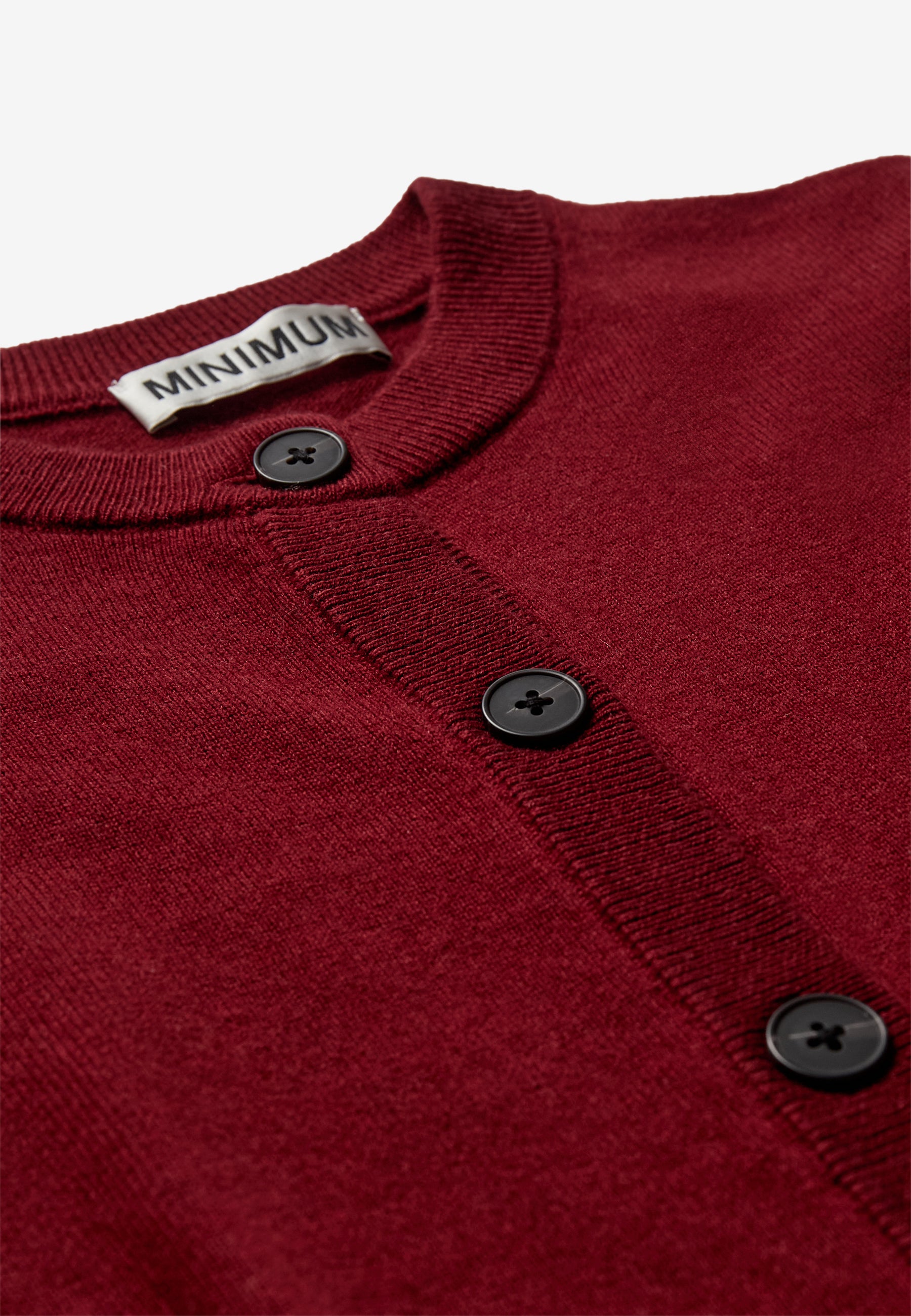 minimum female Assiana cardigan 3801 Jumper 1534 Merlot