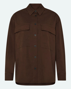 minimum female Astrids 3737 Long Sleeved Shirt 1619 Fudge