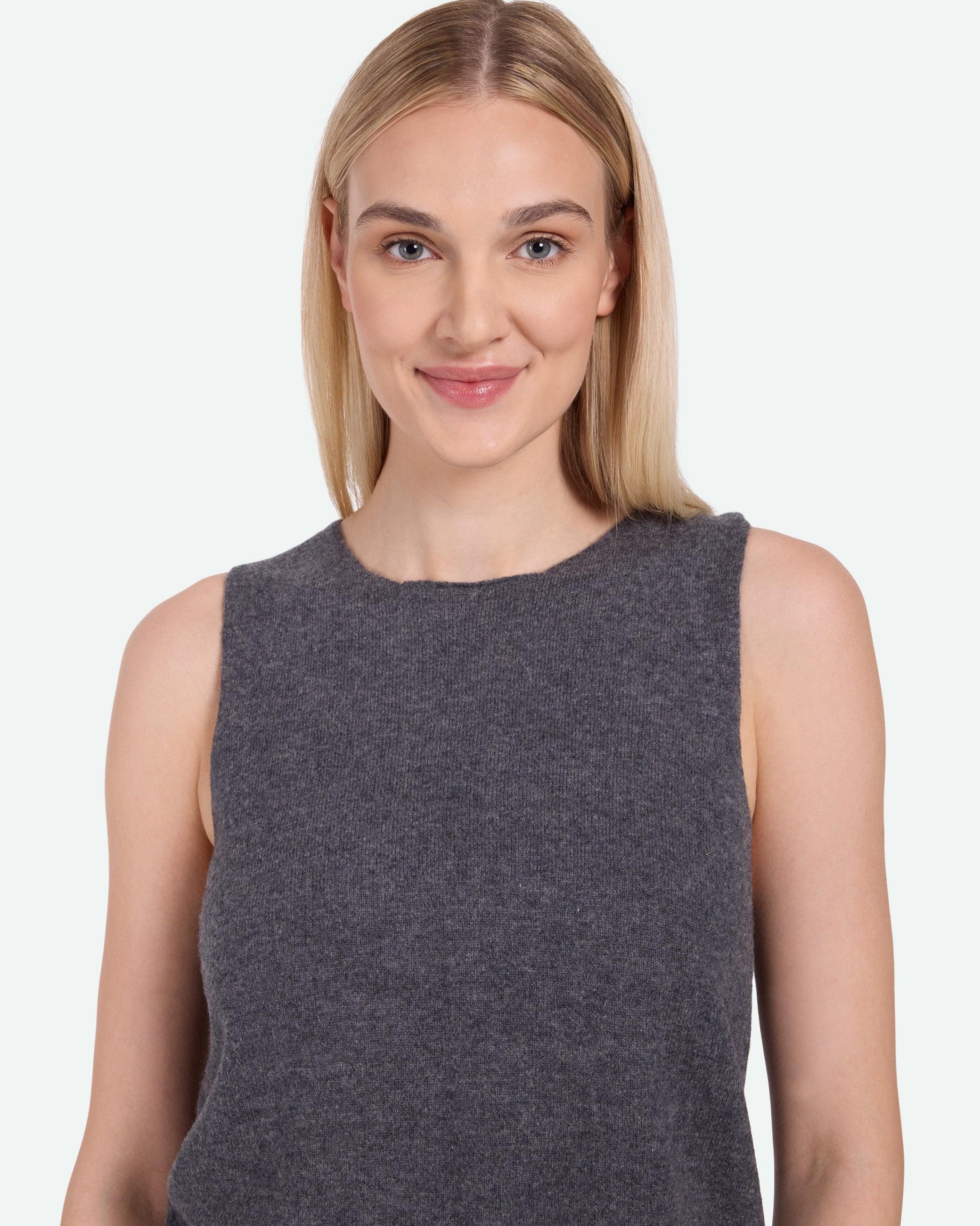 minimum female Auburns 3801 Vest Gilet 960M Grey Melange