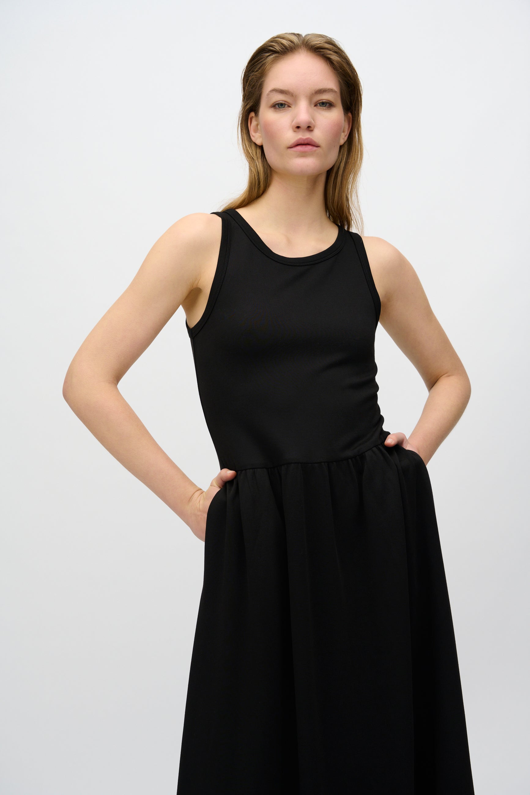 minimum female Aya midi kjole 4266 Midi Dress 999 Black