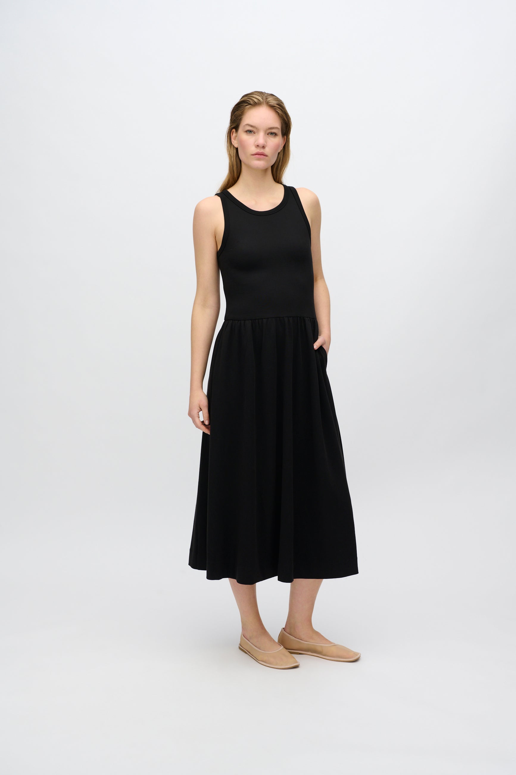 minimum female Aya midi kjole 4266 Midi Dress 999 Black