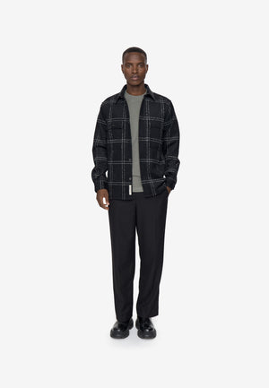 minimum male Bentley shirt 4404 Overshirt 999 Black