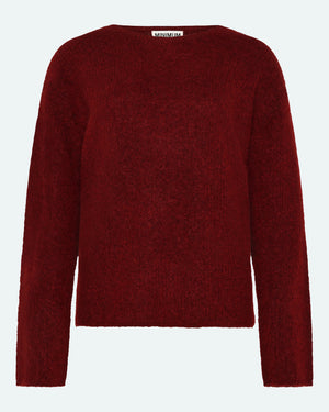 minimum female Calaha striktrøje 9965 Jumper 1534 Merlot