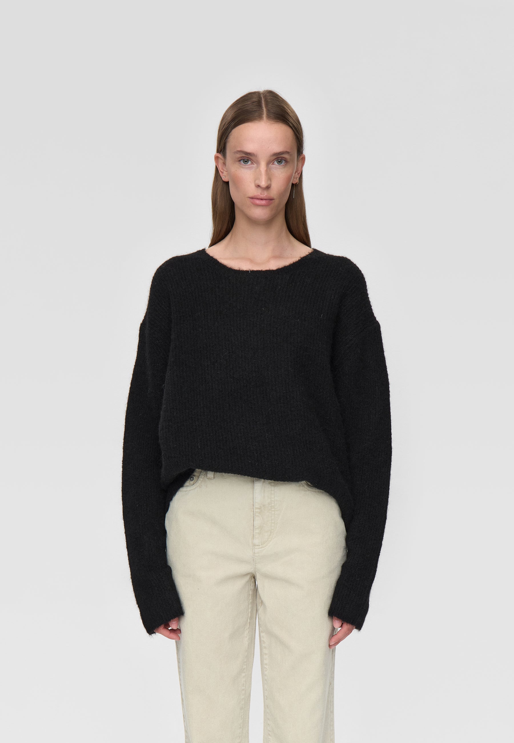 minimum female Calaha striktrøje 9965 Jumper 999 Black