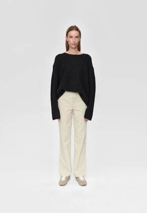 minimum female Calaha striktrøje 9965 Jumper 999 Black