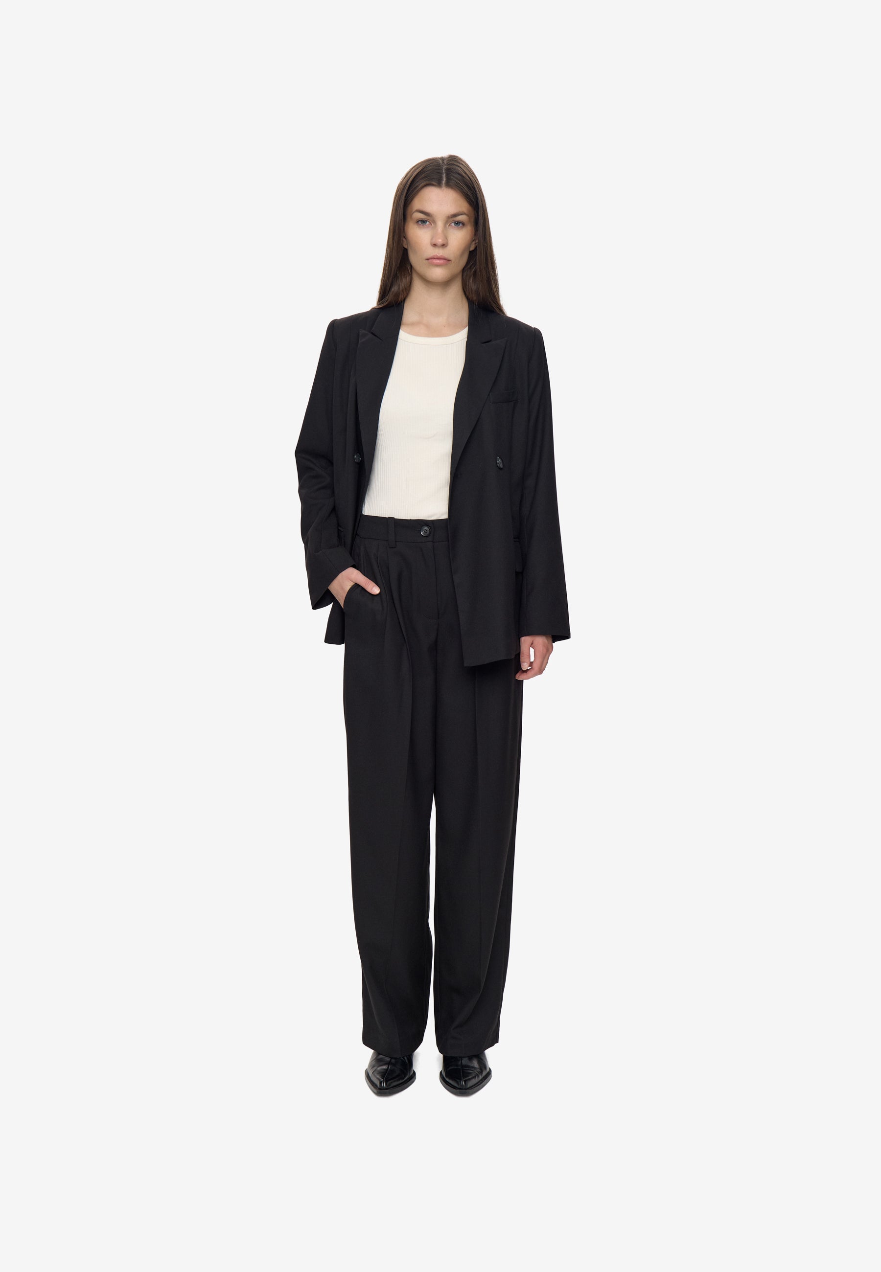 minimum female Chloe pants 4527 Dressed Pants 999 Black