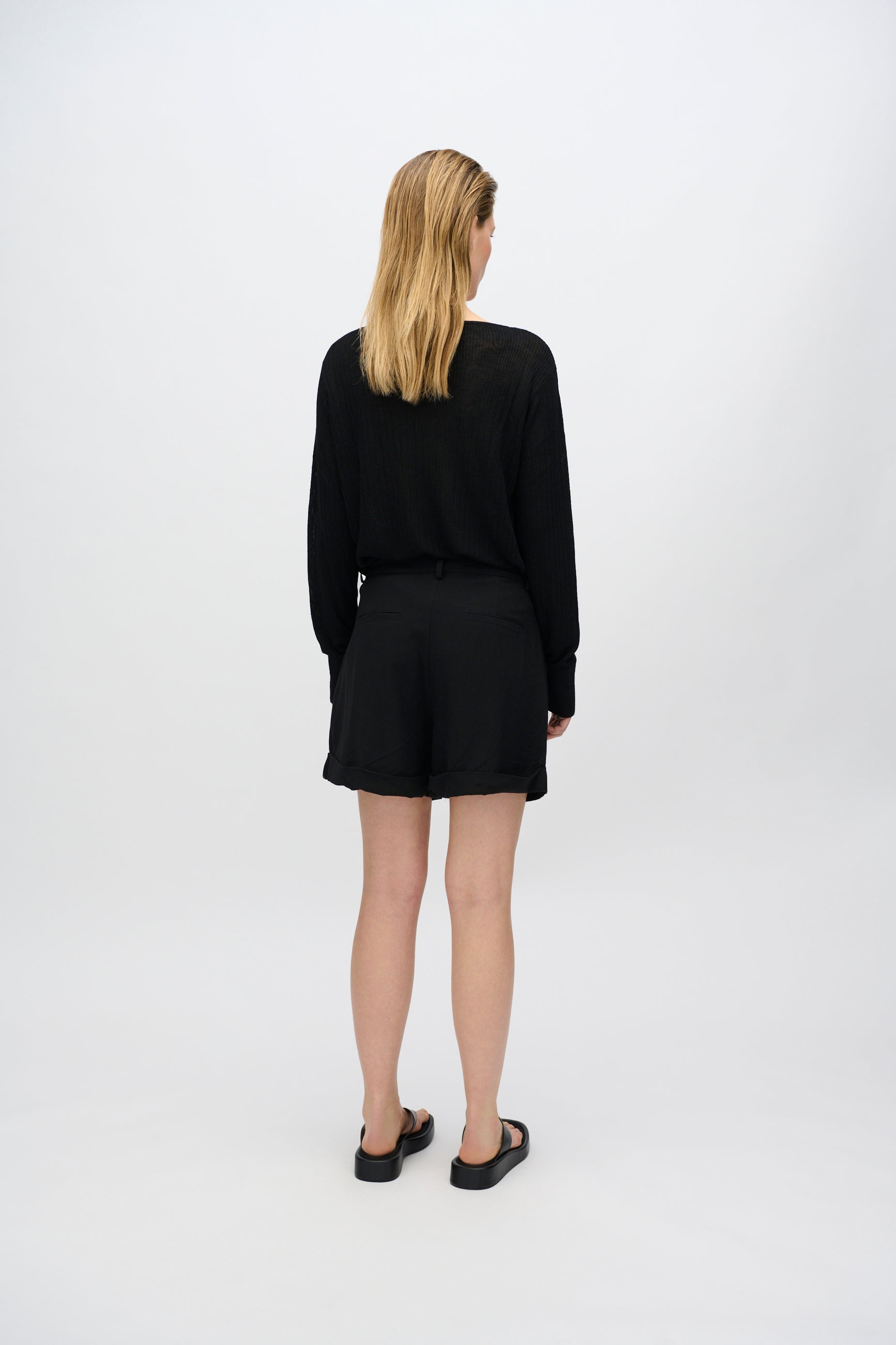 minimum female Codasa striktrøje 4152 Jumper 999 Black