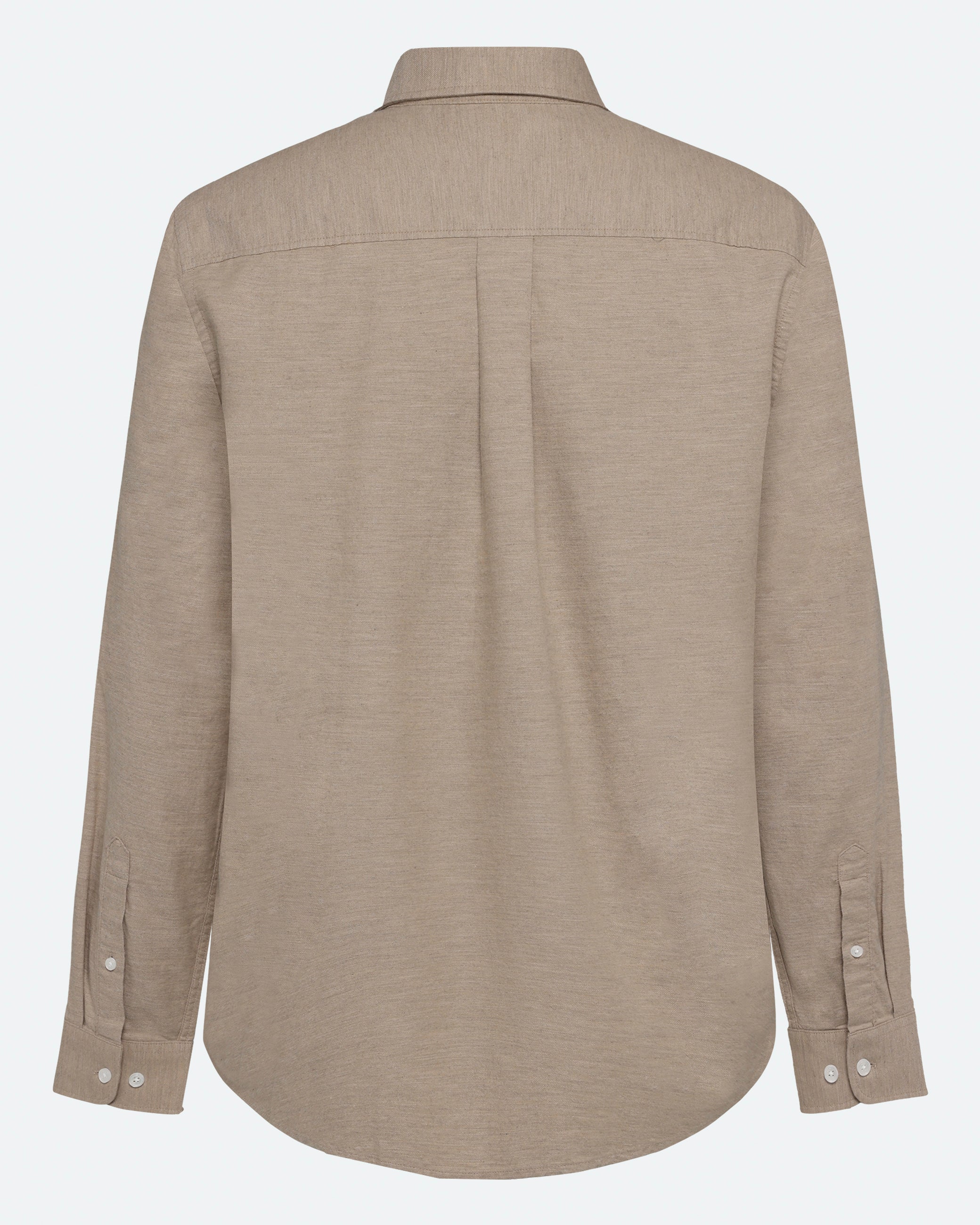 minimum male Colt langærmet reg skjorte 0063 Long Sleeved Shirt 1109 Chinchilla