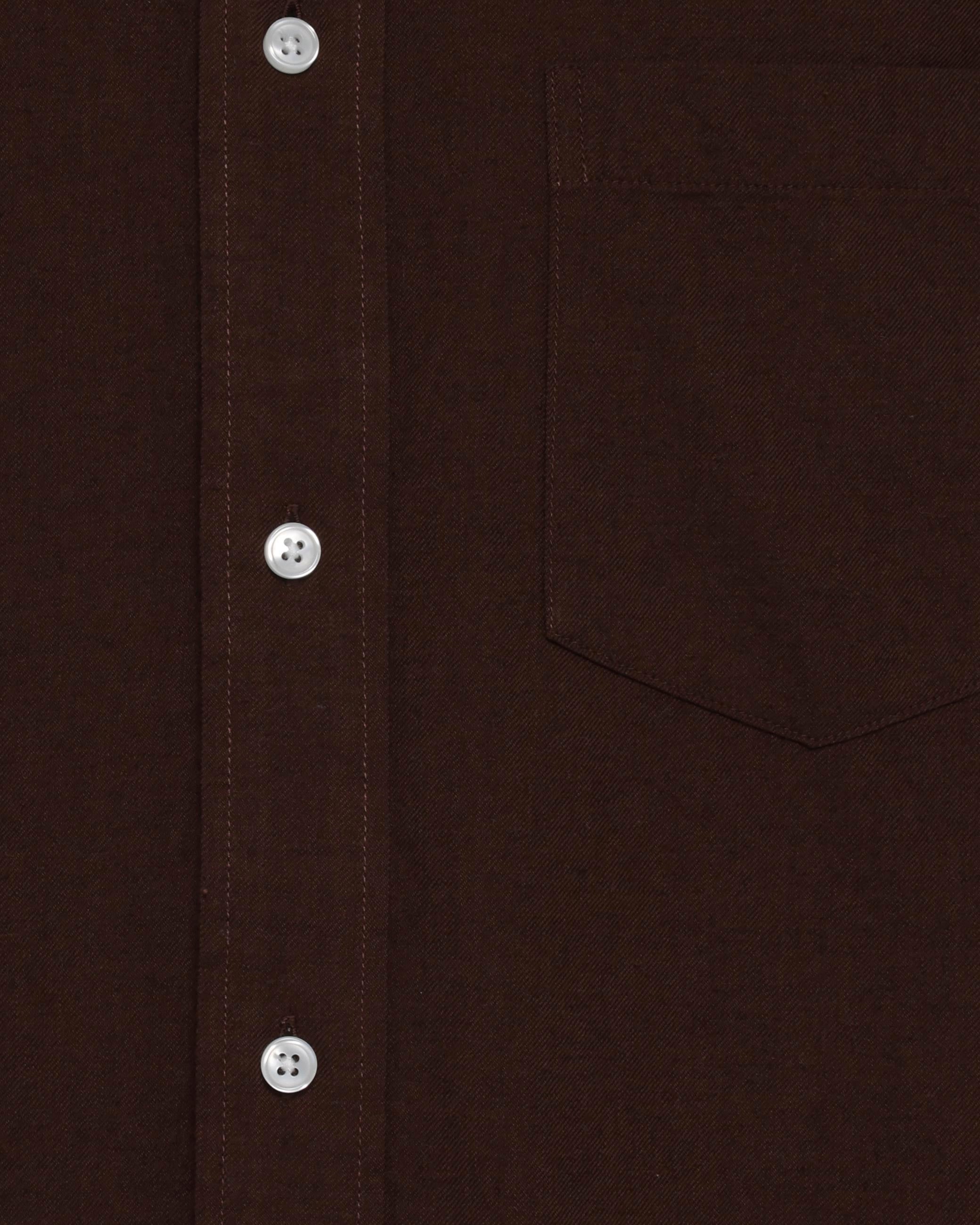 minimum male Colt langærmet reg skjorte 0063 Long Sleeved Shirt 1910 French Roast