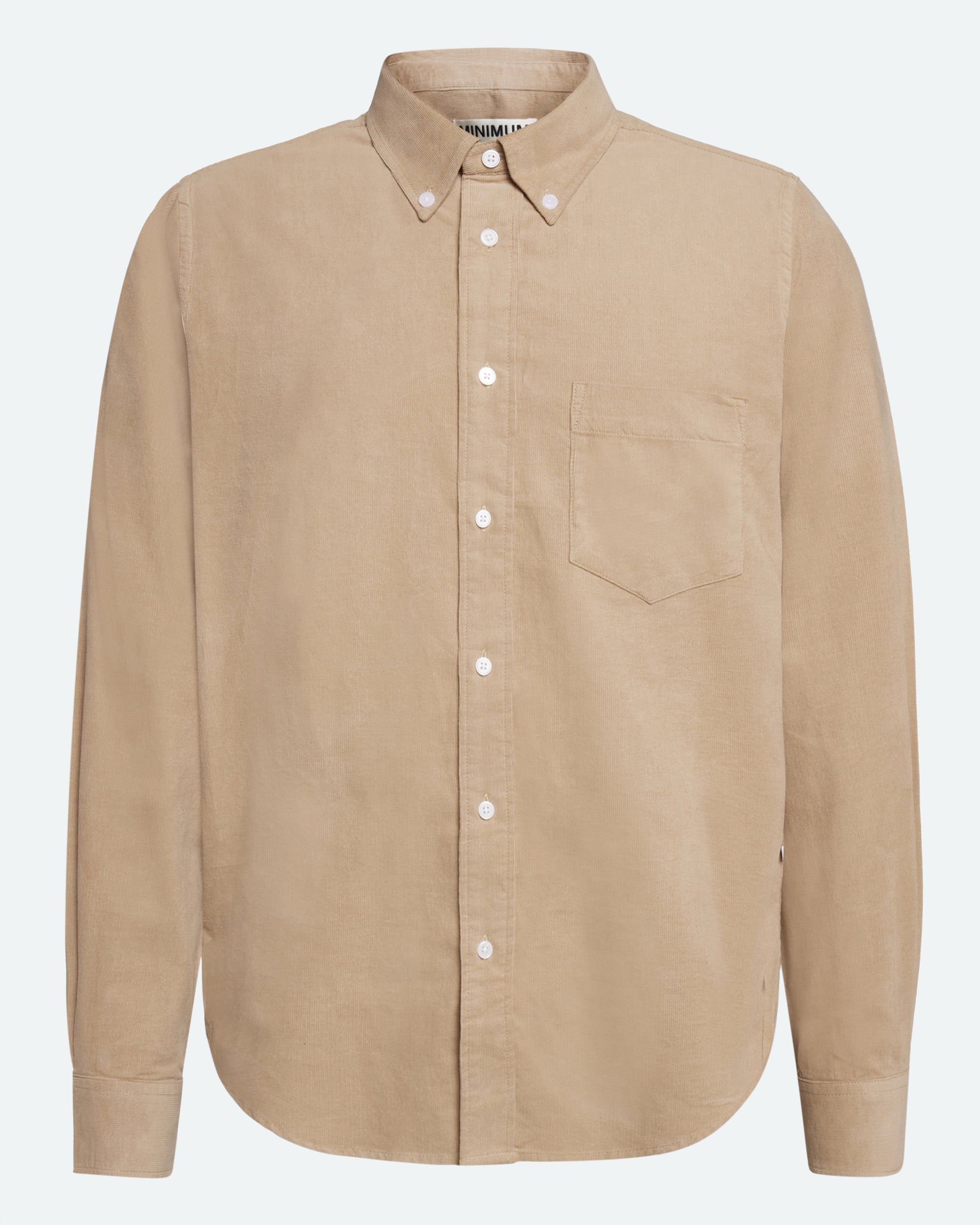 minimum male Colt langærmet skjorte 3758 Long Sleeved Shirt 1109 Chinchilla