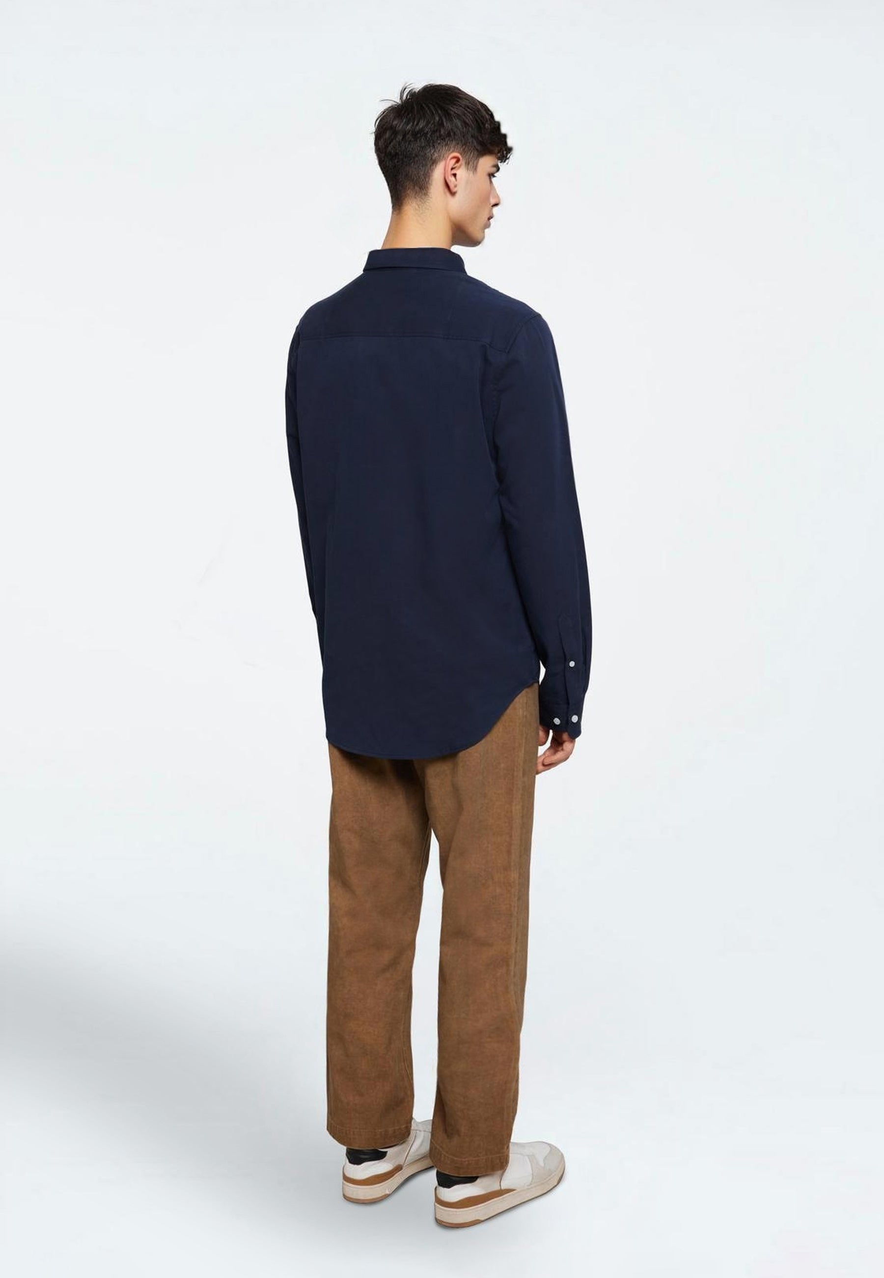minimum male Curtis langærmet skjorte 4169 Long Sleeved Shirt 3922 Sky Captain