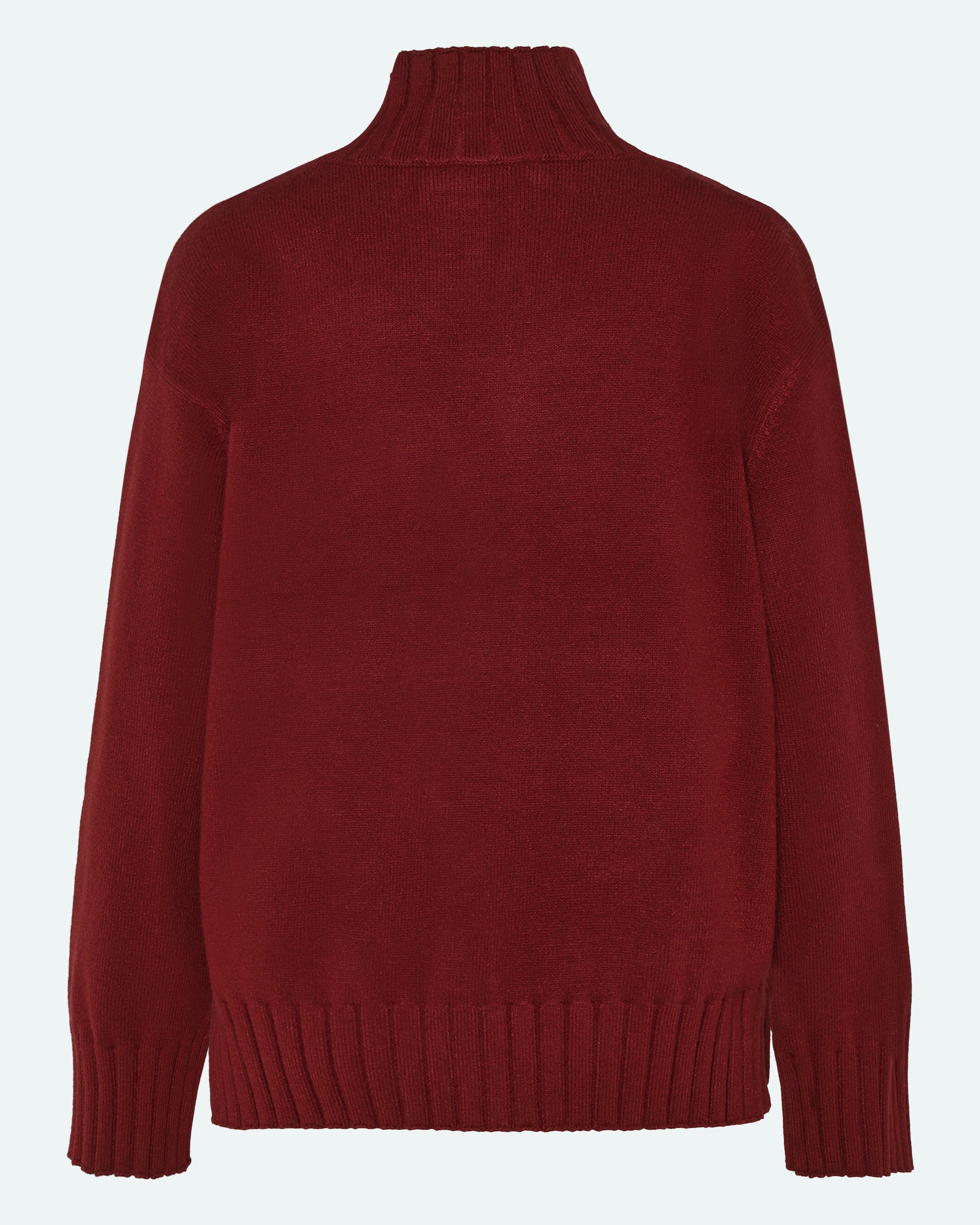 minimum female Darcys 3448 Striktrøje Turtleneck 1534 Merlot