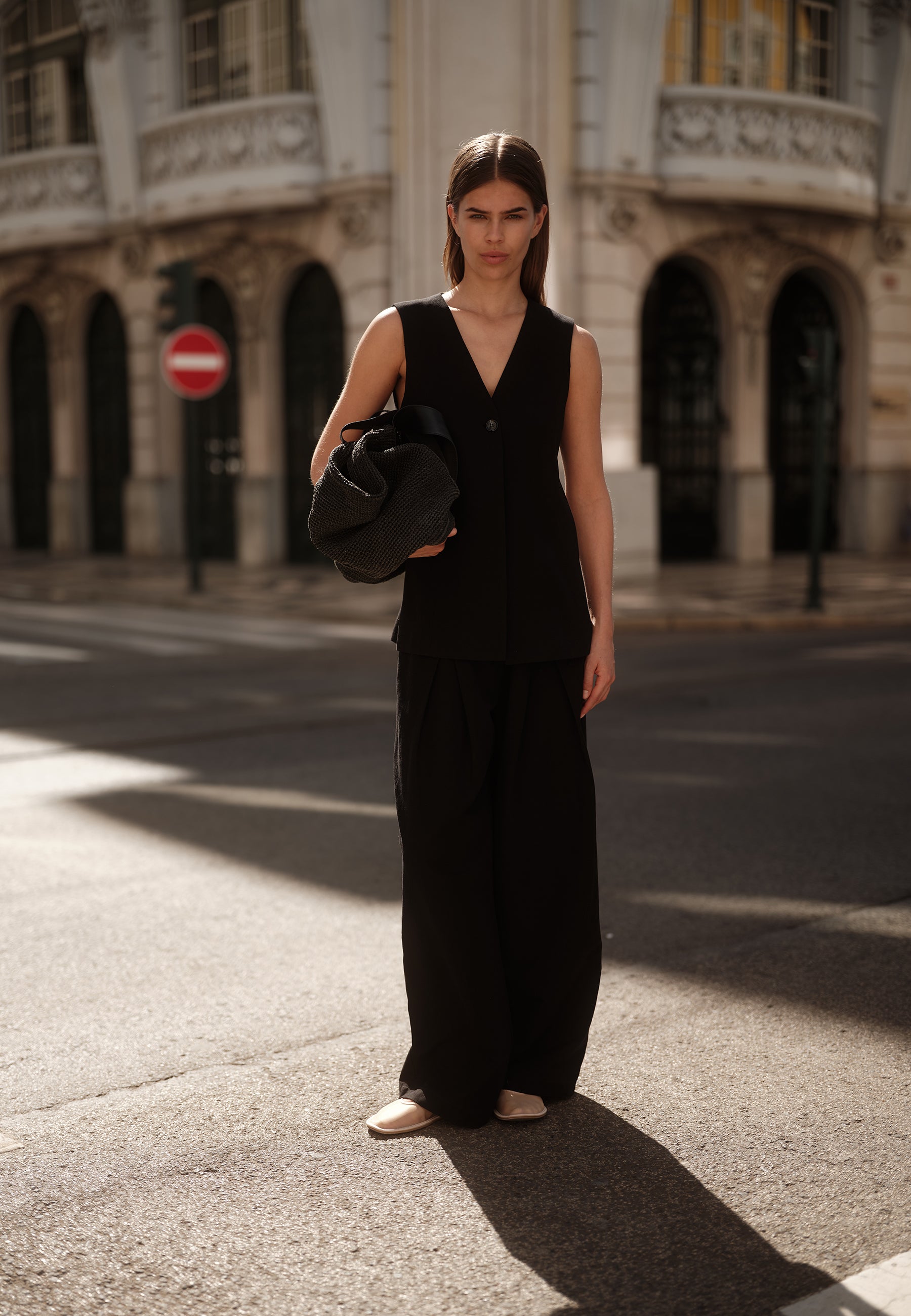 minimum female Davida vest 4191 Waistcoat 999 Black