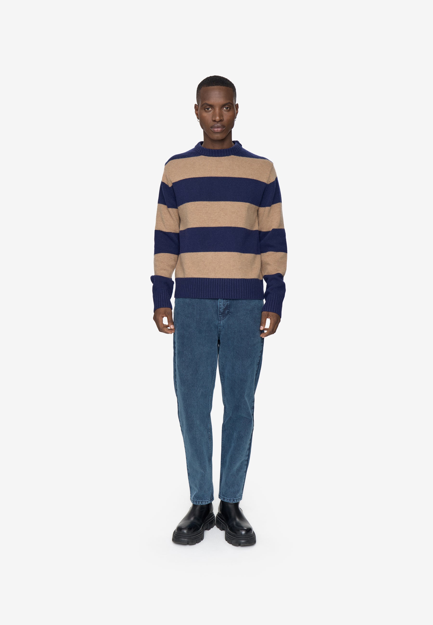 minimum male Daxan knit sweater 4133 Jumper 3922 Sky Captain