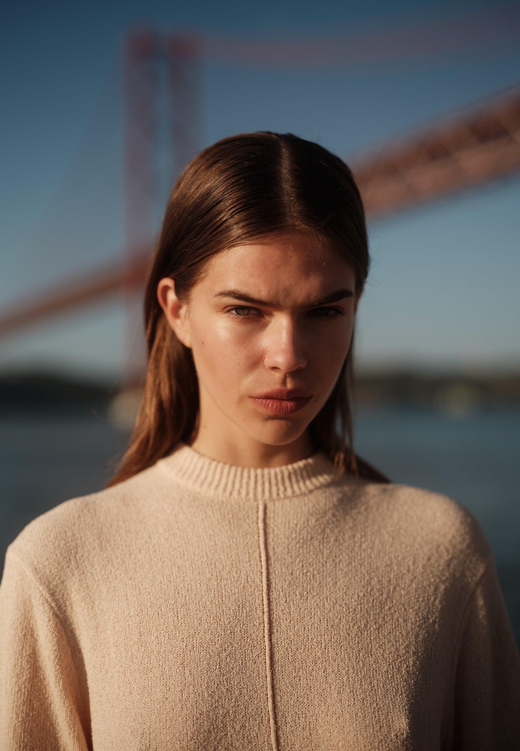 minimum female Gianna strikket maxi-kjole 4150 Maxi Dress 0608 Coco Milk