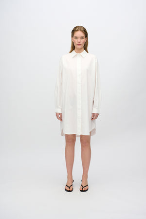 minimum female Hannah skjortekjole 4238 Midi Dress 0608 Coco Milk