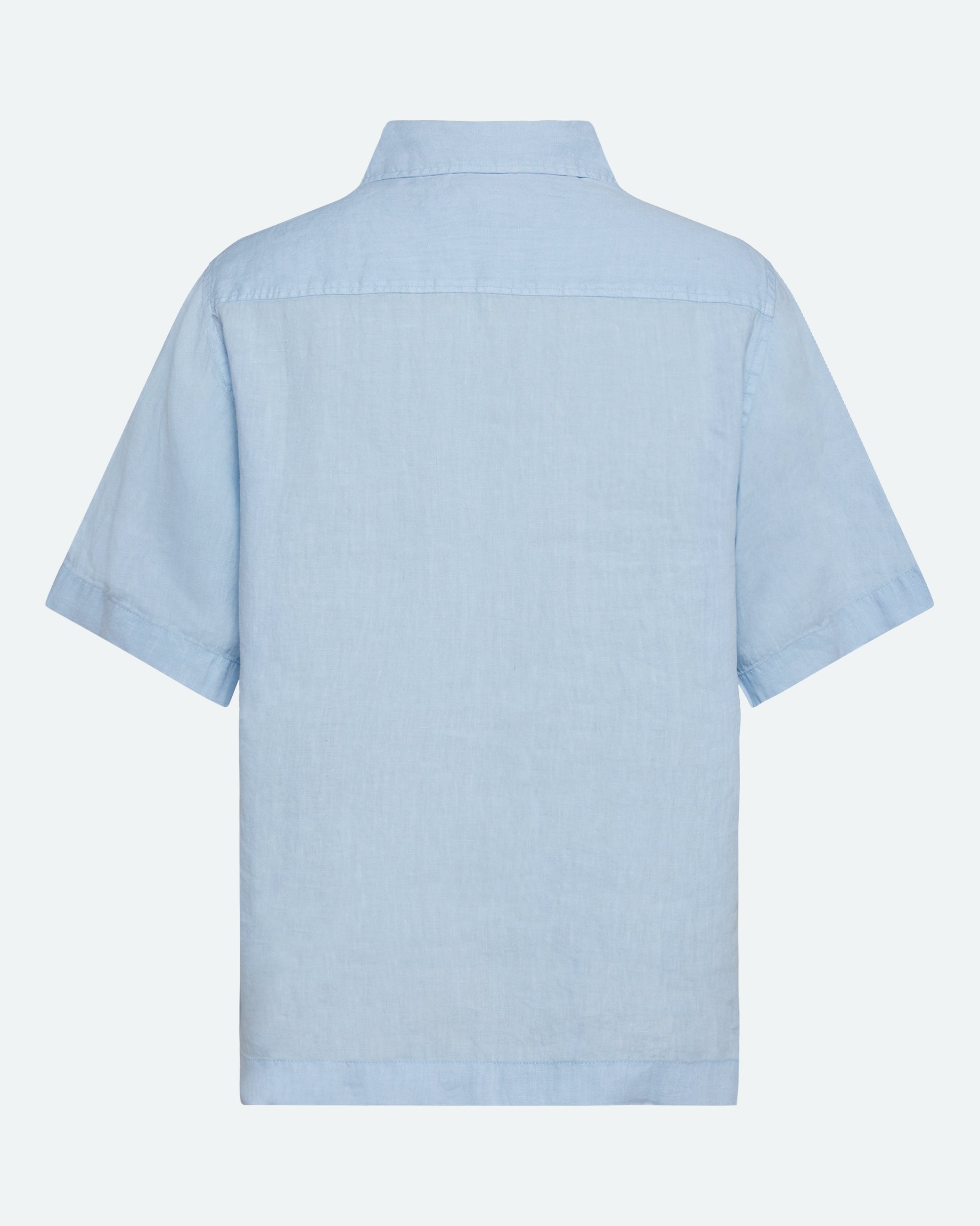 minimum male Hayden kortærmet hørskjorte 4115 Short Sleeved Shirt 4105 Angel Falls