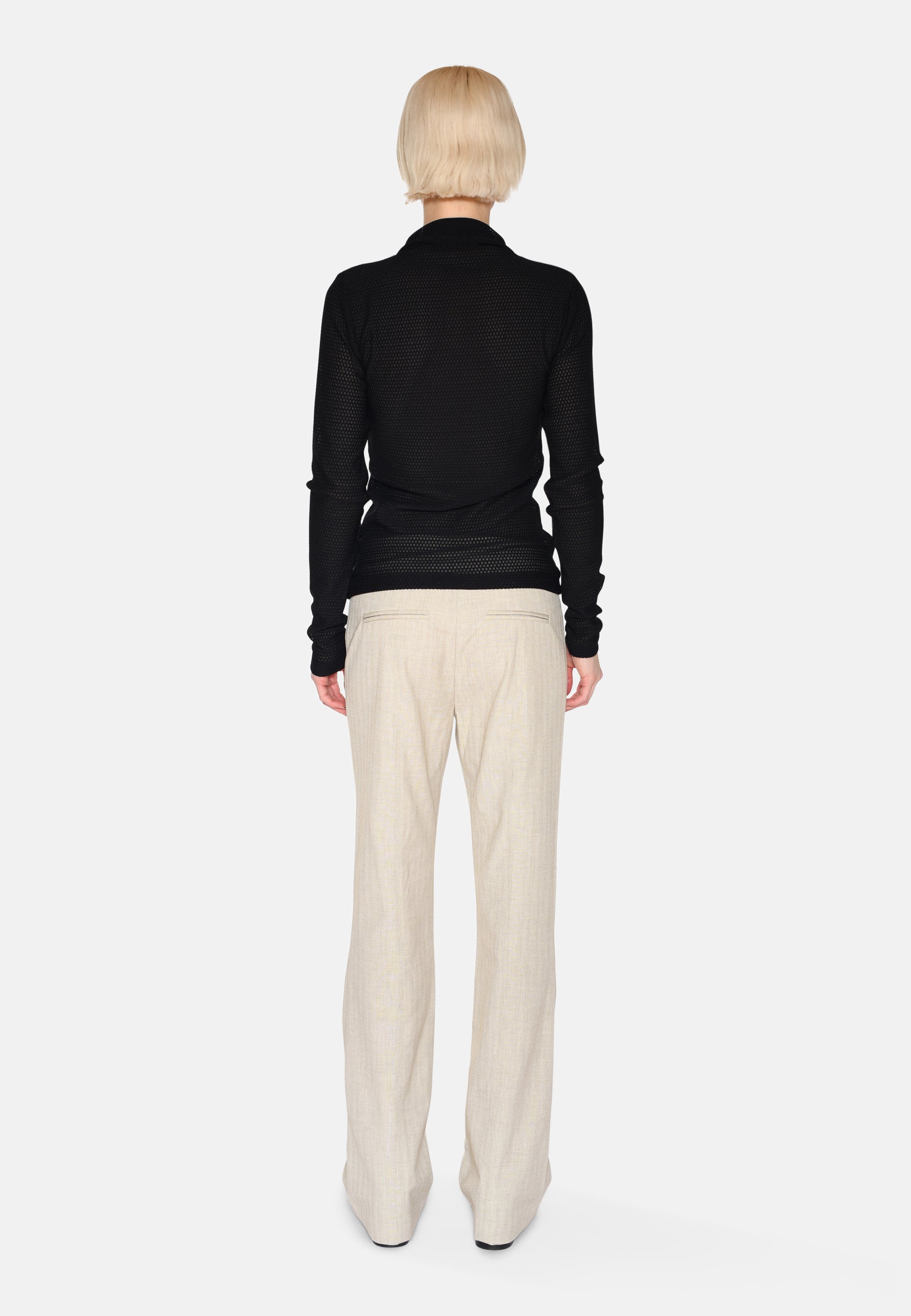 minimum female Ina langærmet t-shirt 4156 Long Sleeved T-shirt 999 Black