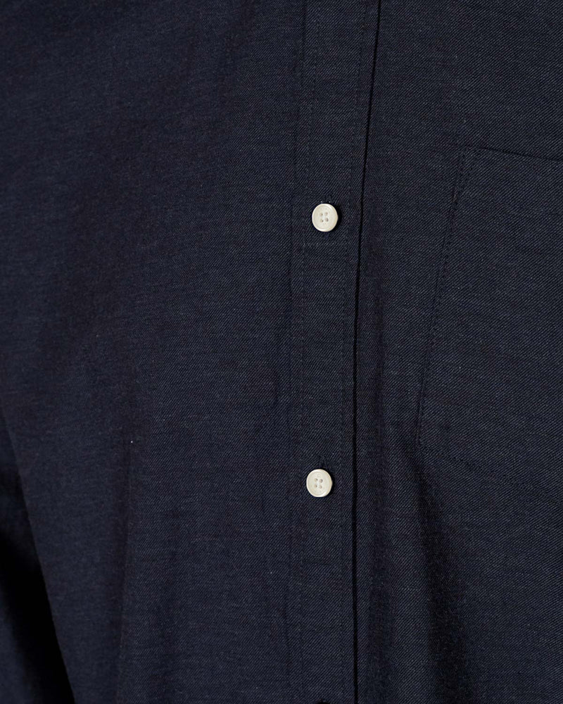minimum male Jay 3.0 0063 Long Sleeved Shirt 687M Navy Blazer Melange