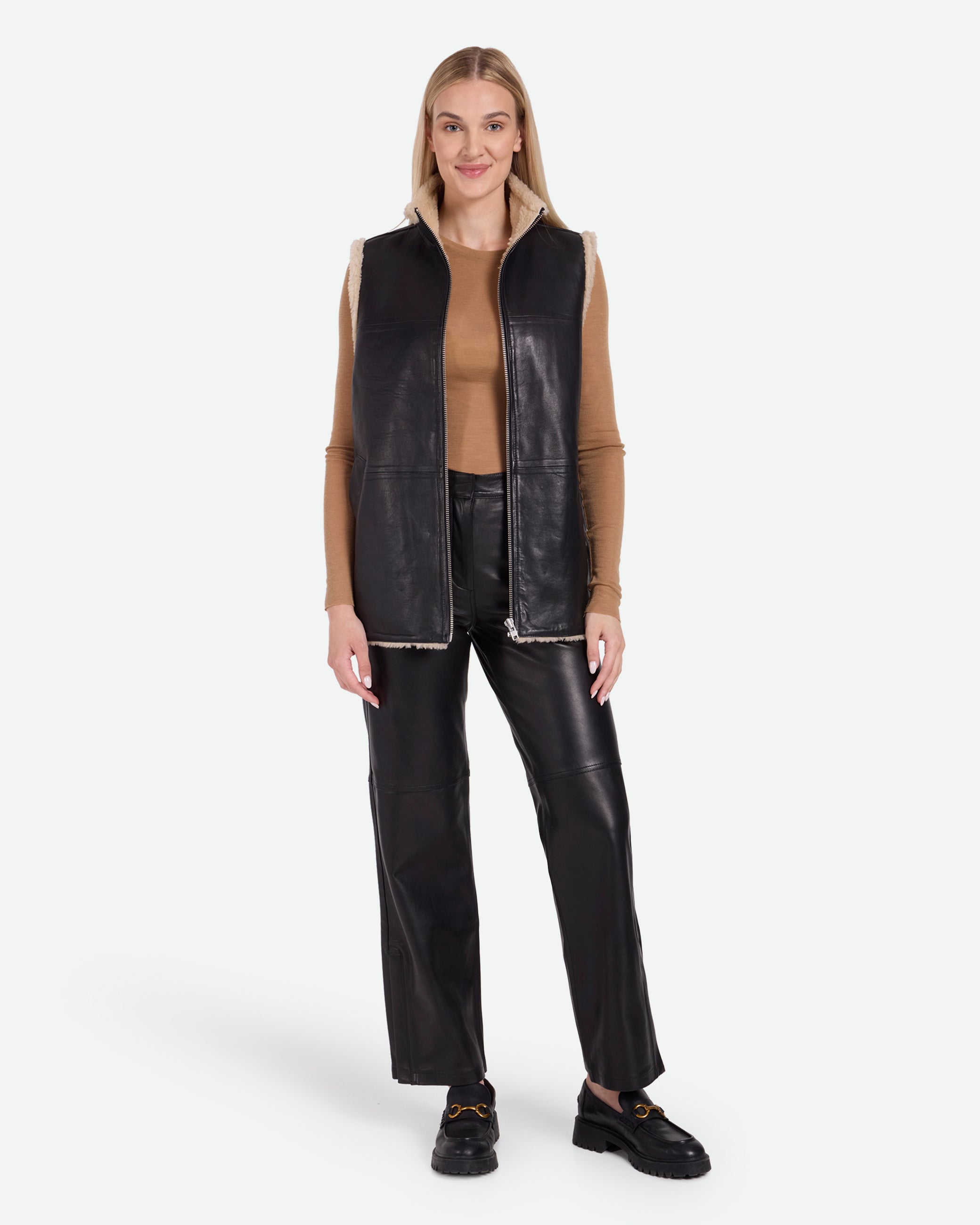 minimum female Kayanna 3798 Leather Jacket 999 Black