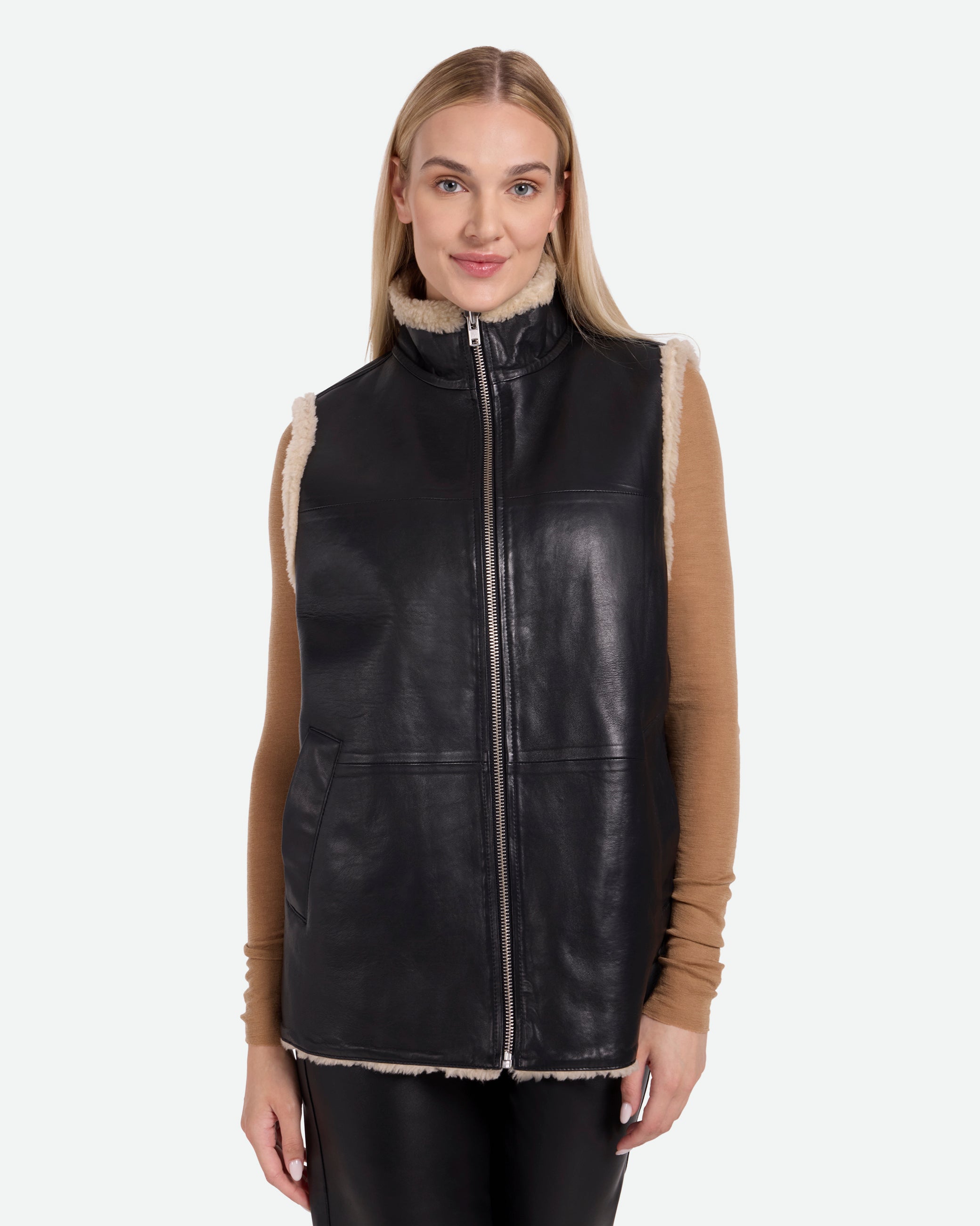 minimum female Kayanna 3798 Leather Jacket 999 Black