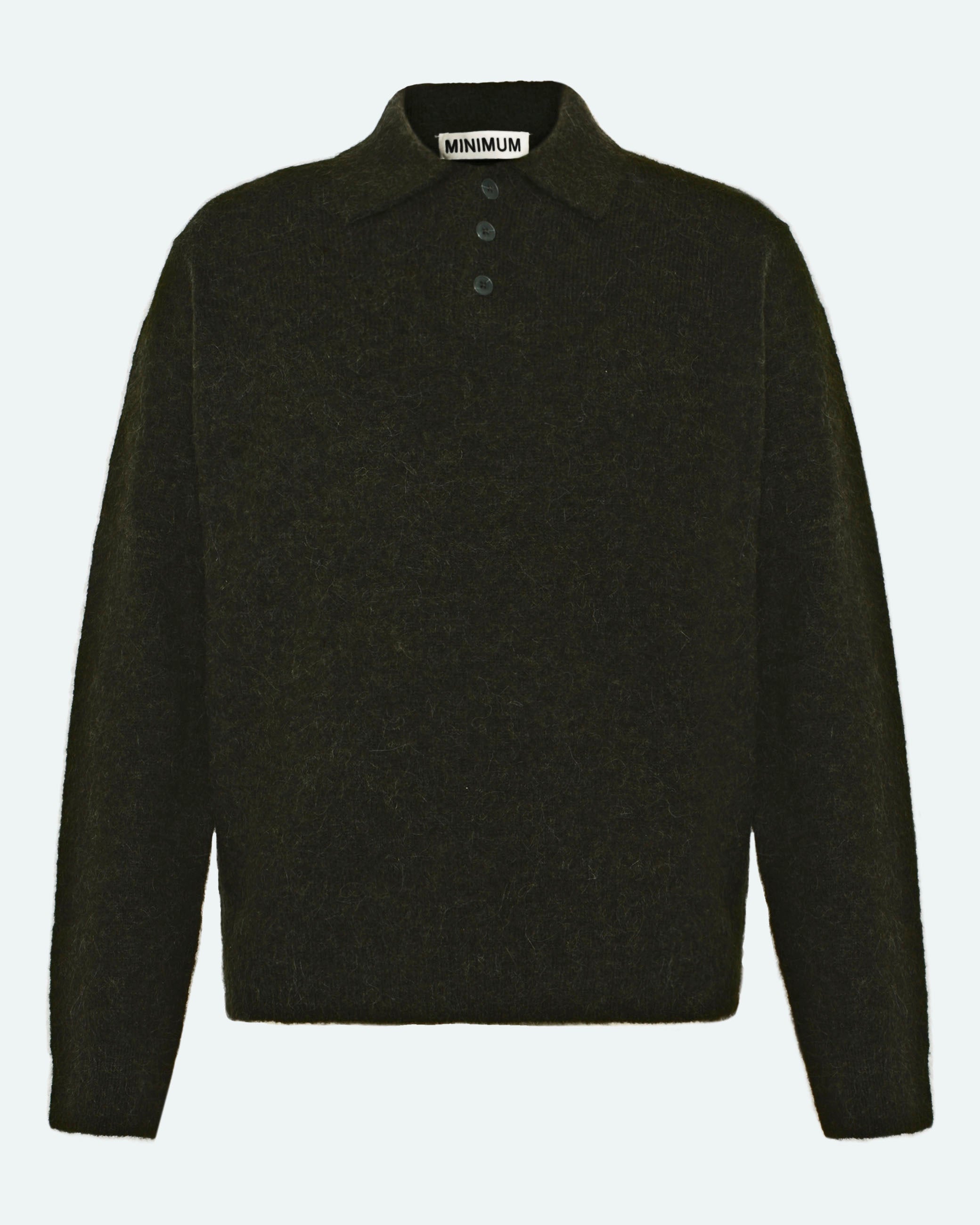 minimum male Kylo LS 3917 Knit Polo 715 Rosin