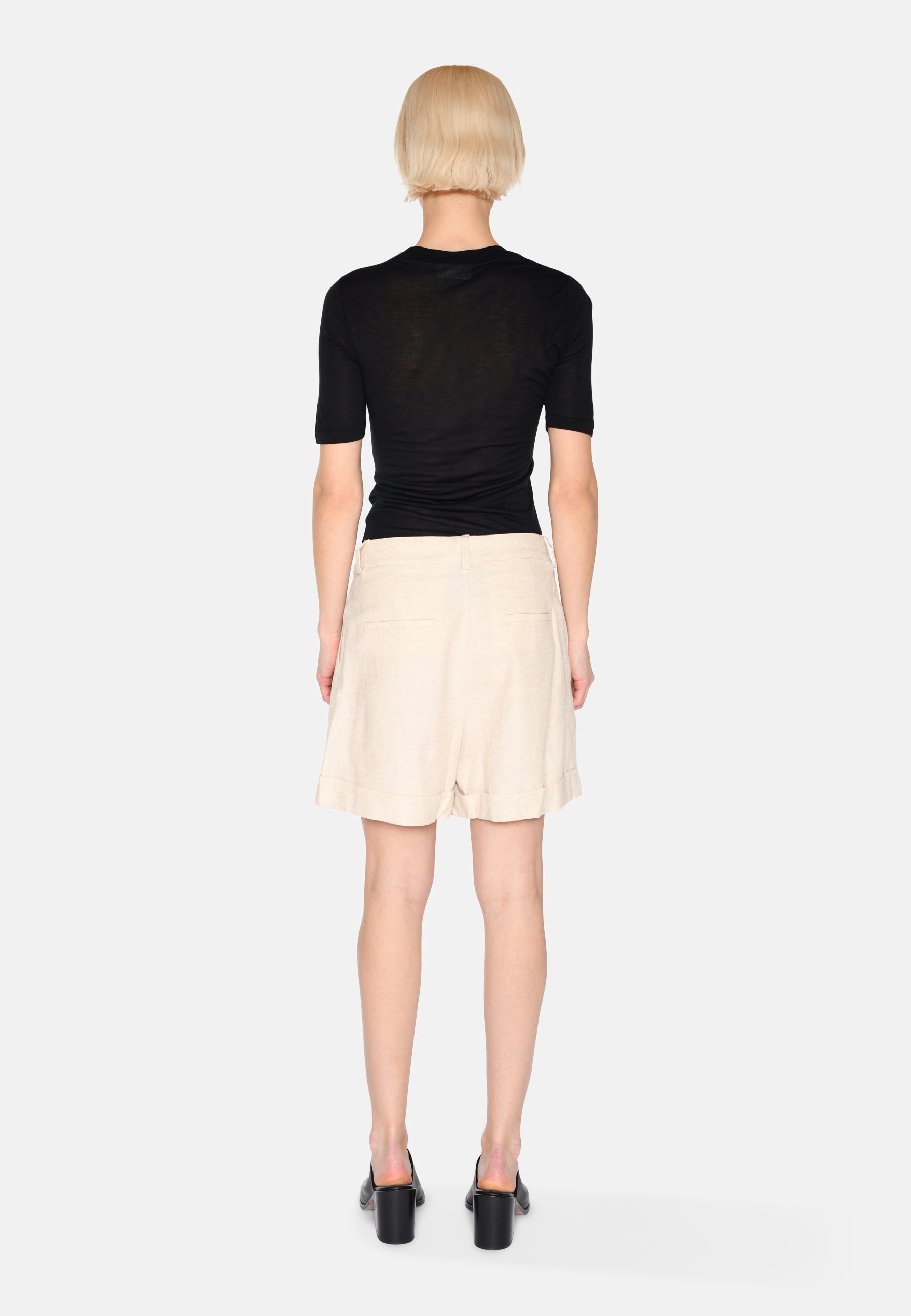 minimum female Leia kortærmet t-shirt 4158 Short Sleeved T-shirt 0506 Black Ink