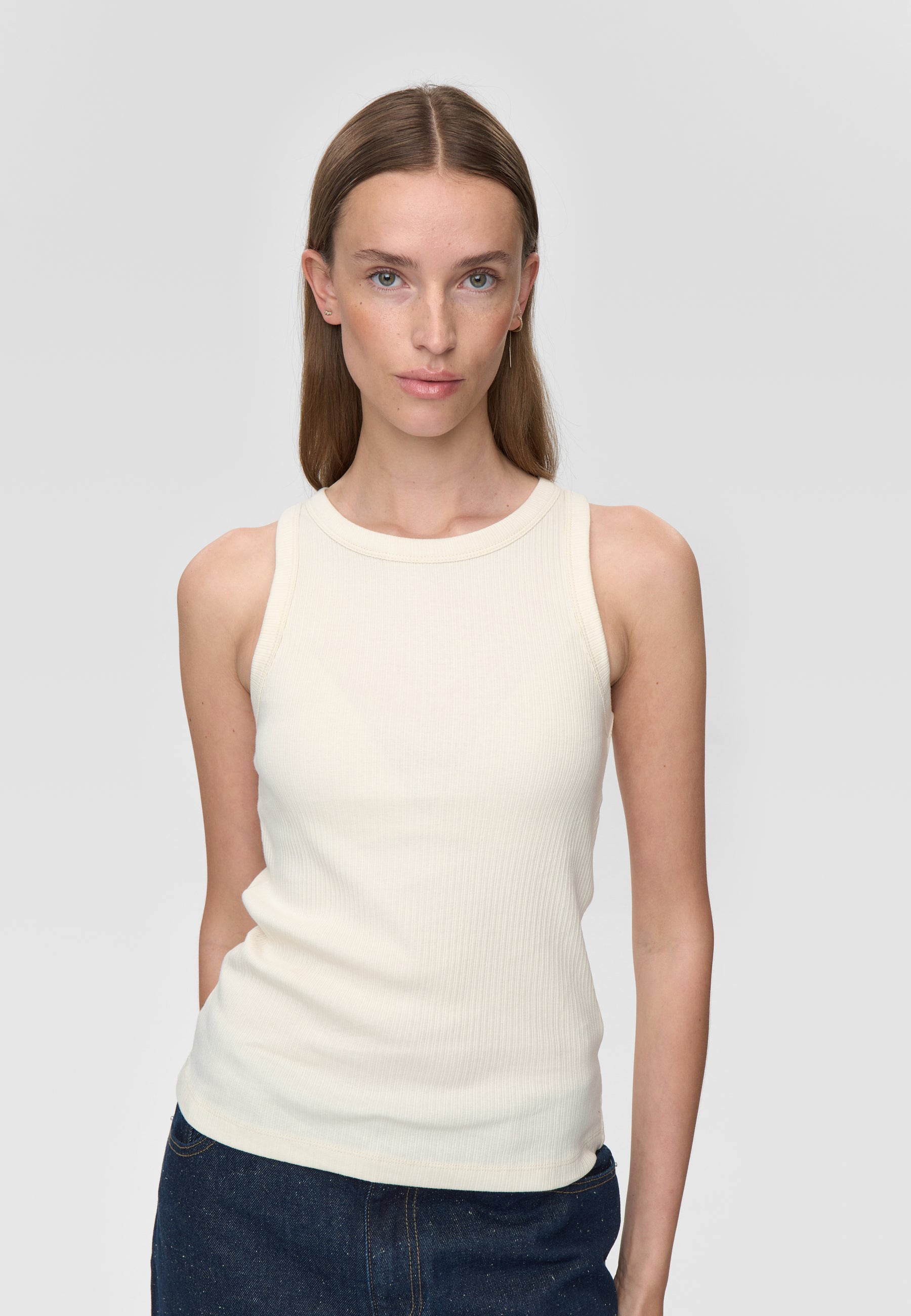 minimum female Lila tank top 4226 Gilet 0608 Coco Milk