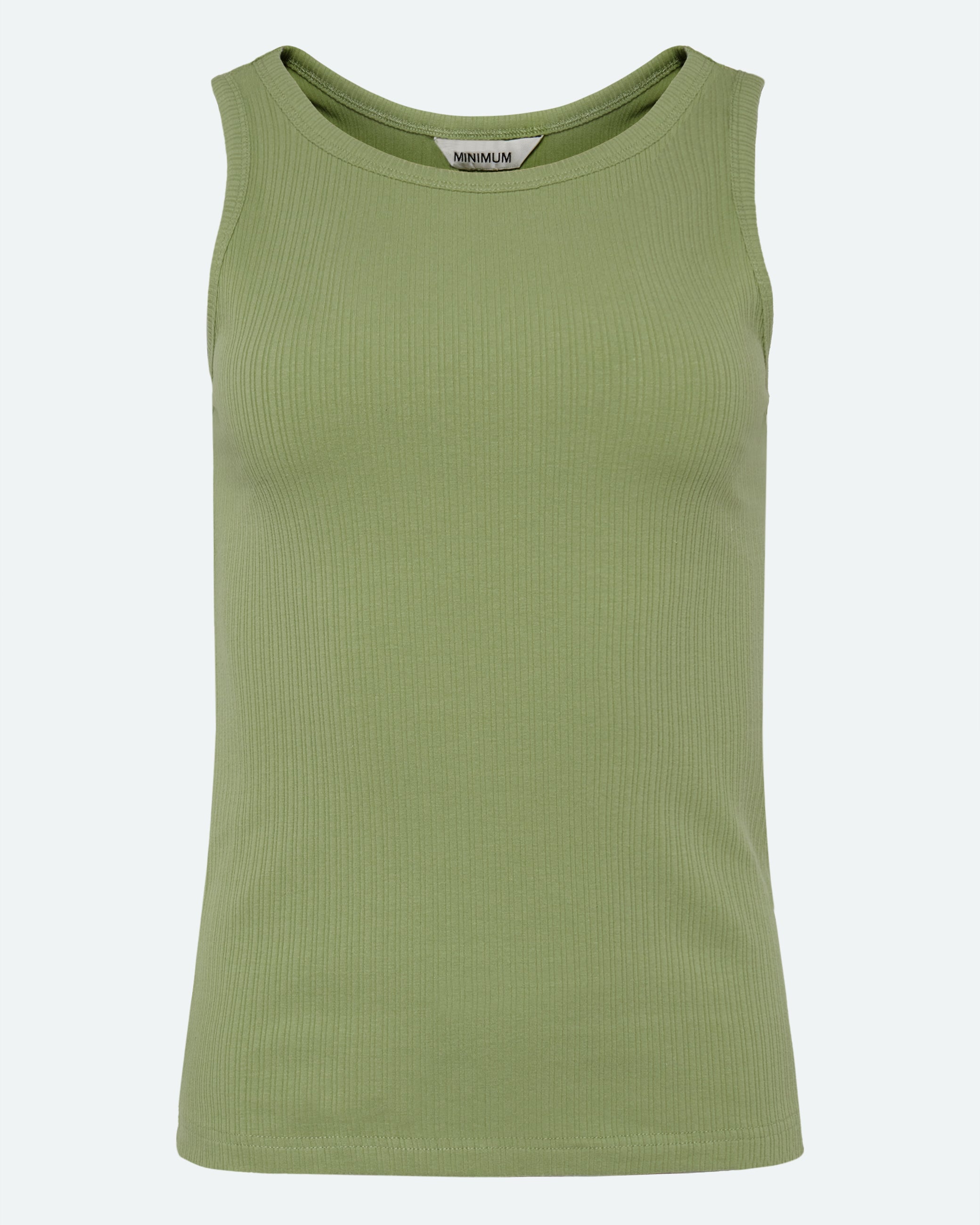 minimum female Lila tank top 4226 Gilet 6317 Quiet Green