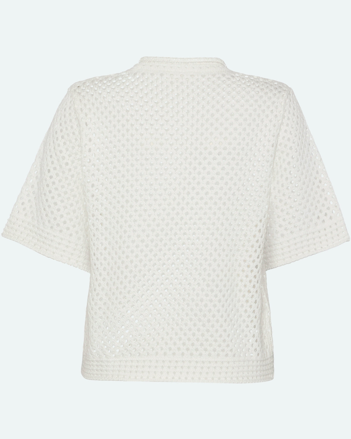 minimum female Lily hæklet t-shirt 4119 Short Sleeved T-shirt 0608 Coco Milk