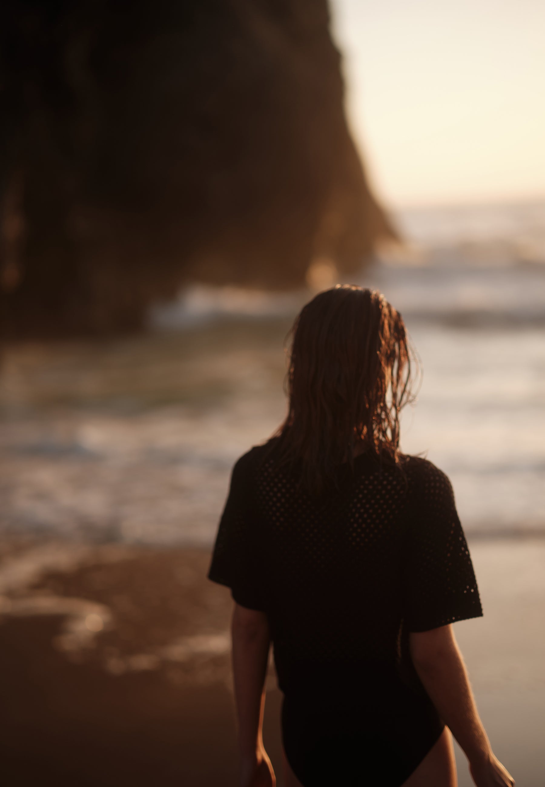 minimum female Lily hæklet t-shirt 4119 Short Sleeved T-shirt 999 Black