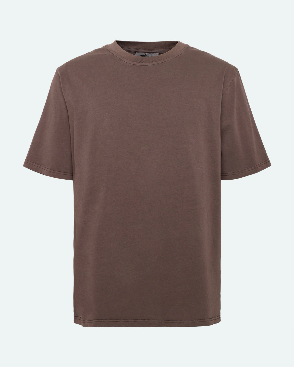 minimum male Lono kortærmet t-shirt 3412 Short Sleeved T-shirt 0915 Coffee Bean