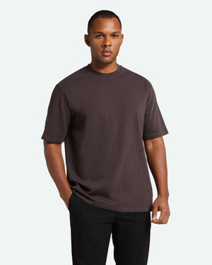 minimum male Lono kortærmet t-shirt 3412 Short Sleeved T-shirt 0915 Coffee Bean