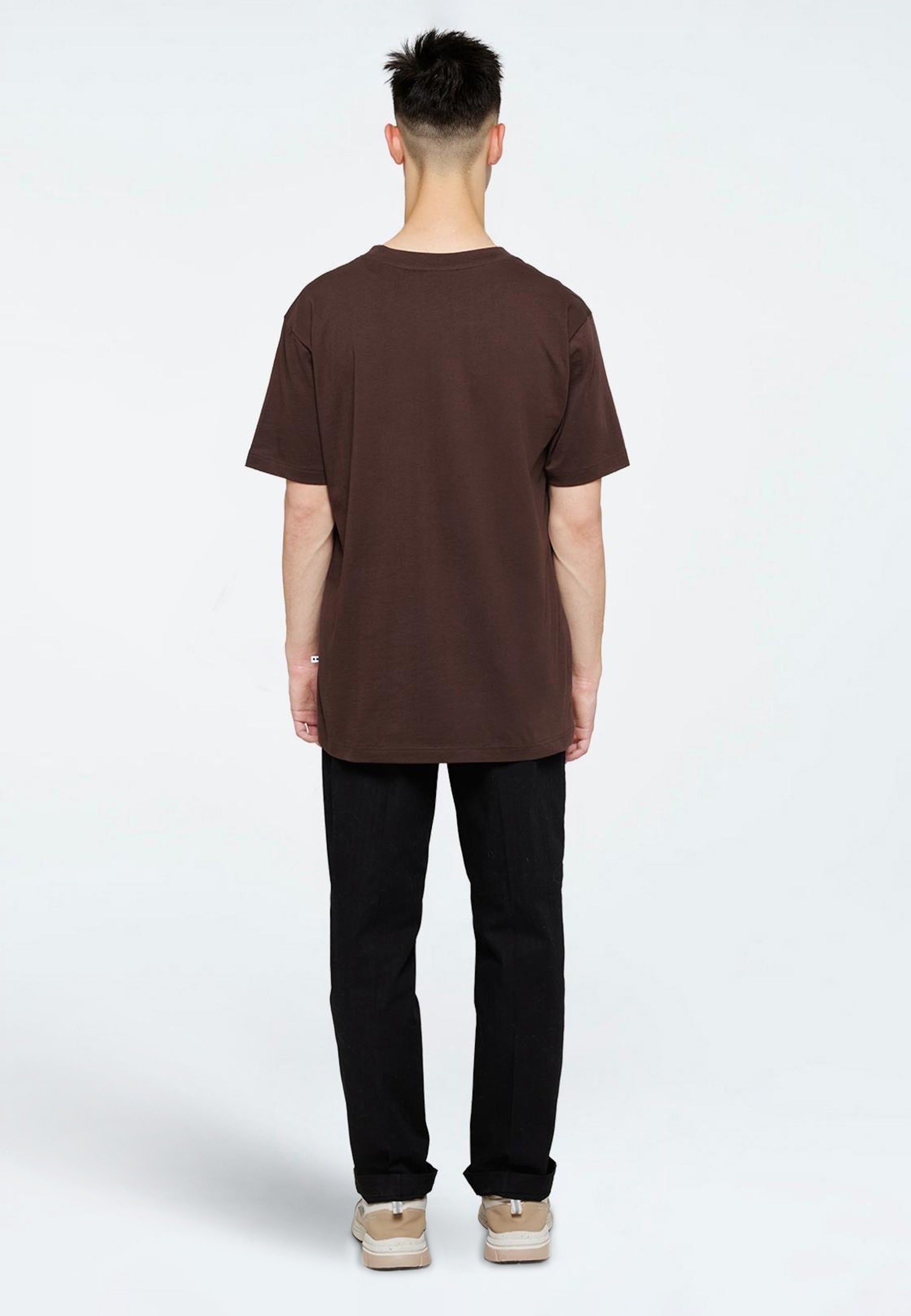 minimum male Lono kortærmet t-shirt 3412 Short Sleeved T-shirt 1914 Seal Brown