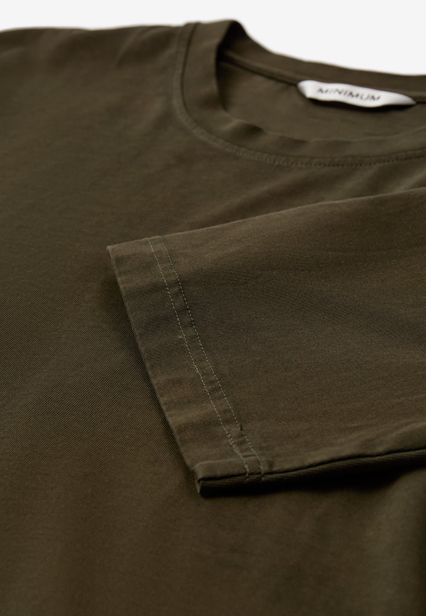 minimum male Lono kortærmet t-shirt 3412 Short Sleeved T-shirt 715 Rosin