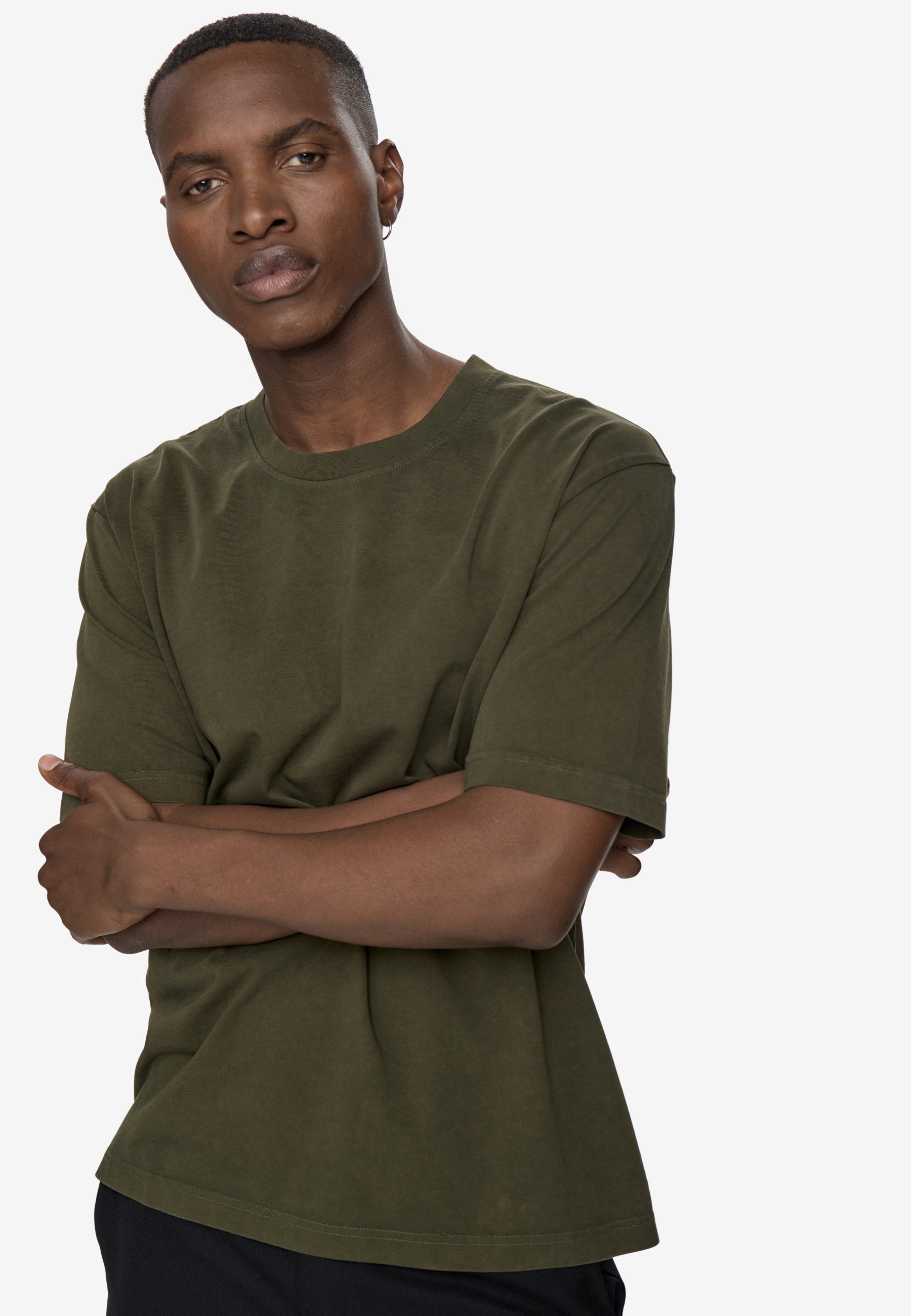 minimum male Lono kortærmet t-shirt 3412 Short Sleeved T-shirt 715 Rosin