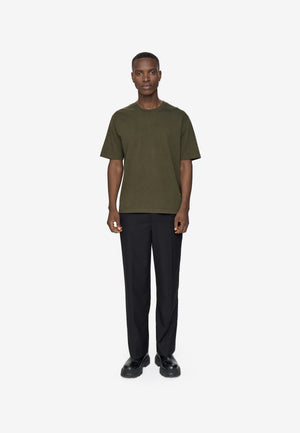 minimum male Lono kortærmet t-shirt 3412 Short Sleeved T-shirt 715 Rosin