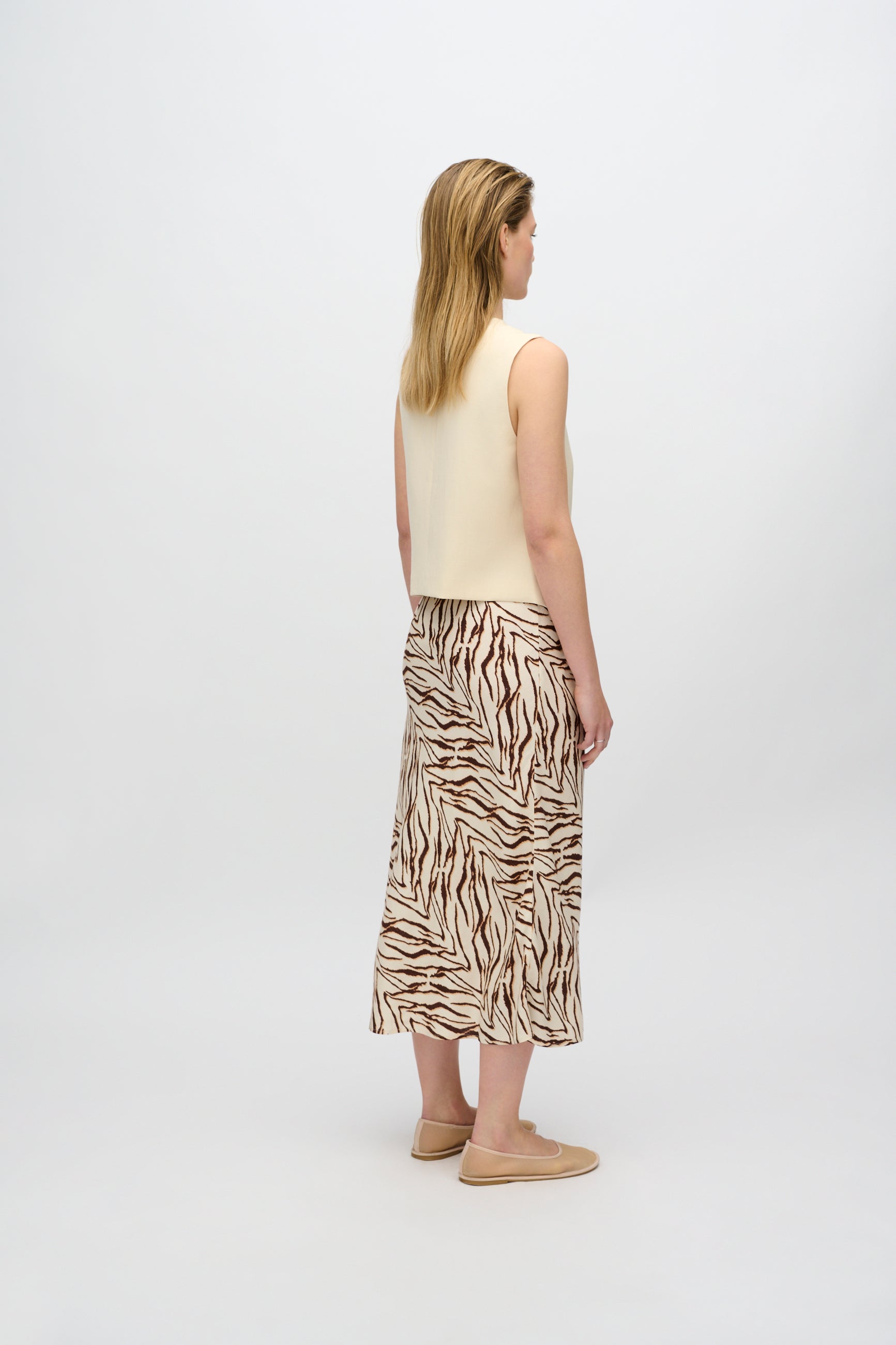 minimum female Melina figursyet vest 3069 Waistcoat 0908 Summer Sand