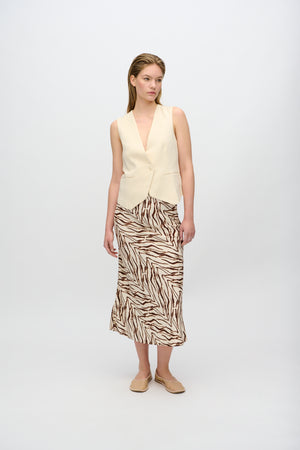 minimum female Melina figursyet vest 3069 Waistcoat 0908 Summer Sand