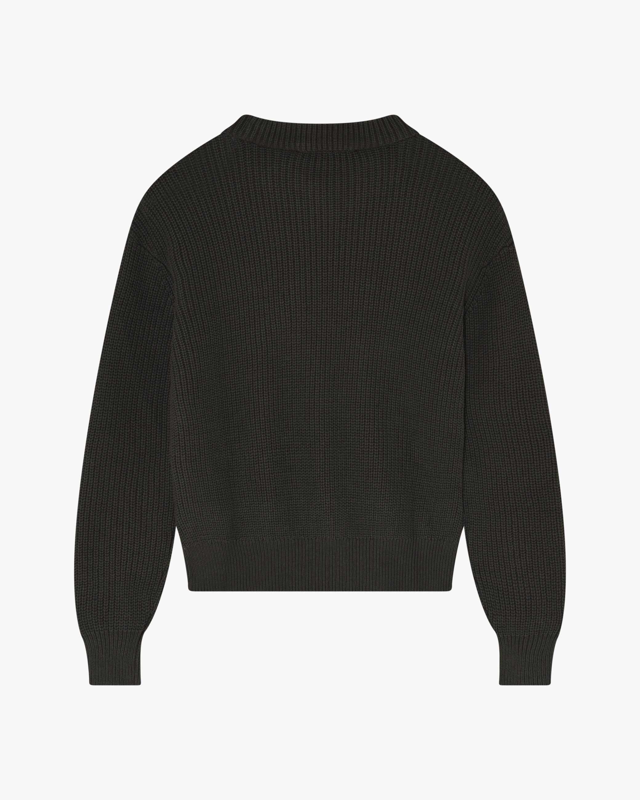 minimum female Mikala striktrøje G006 Jumper 0506 Black Ink