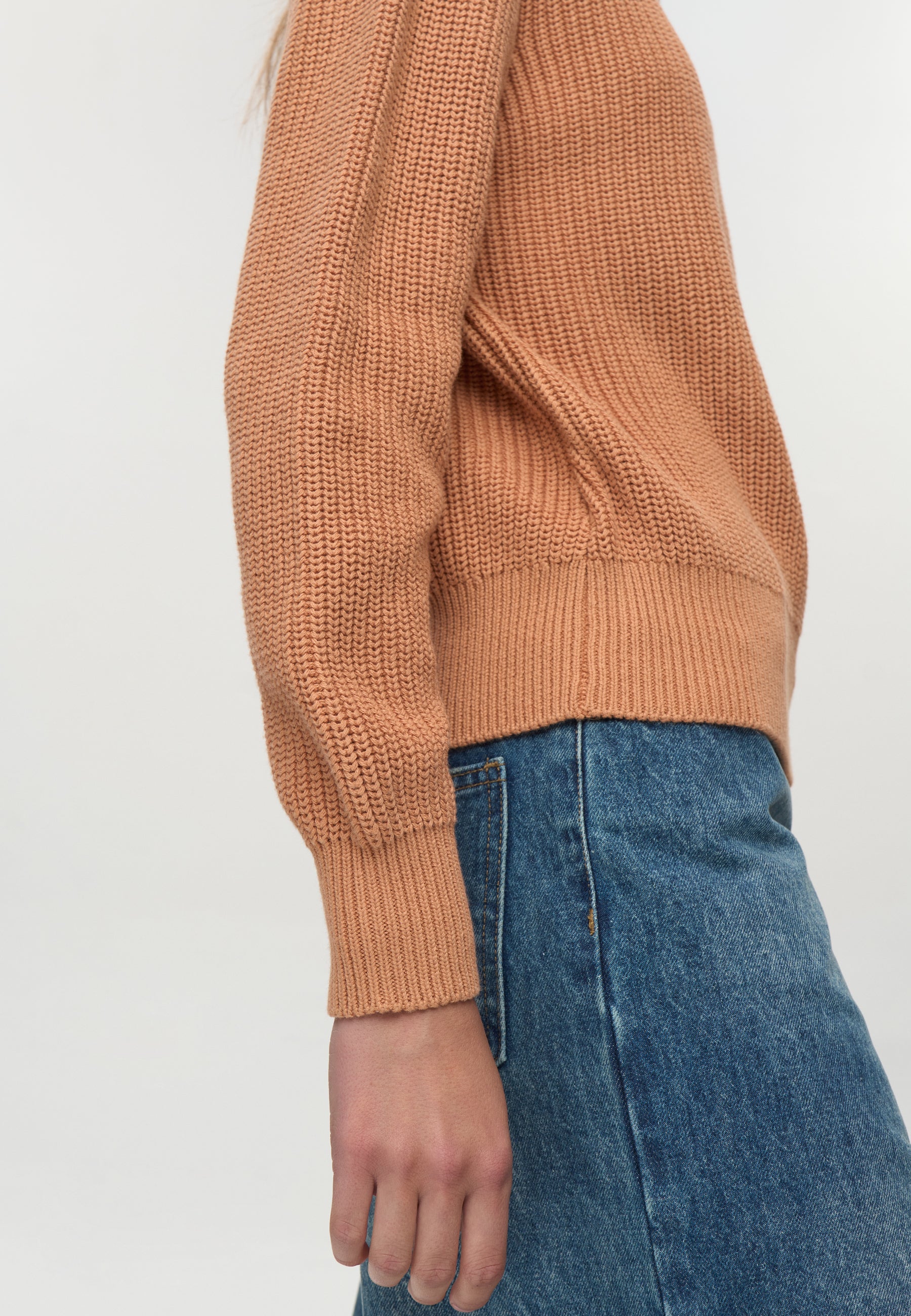 minimum female Mikala striktrøje G006 Jumper 1235 Sandstorm