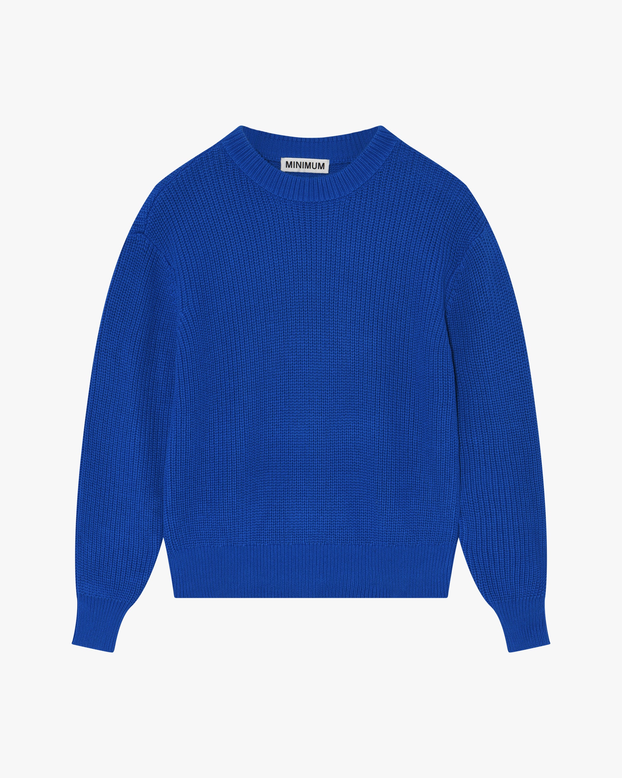 minimum female Mikala striktrøje G006 Jumper 4148 Victoria Blue