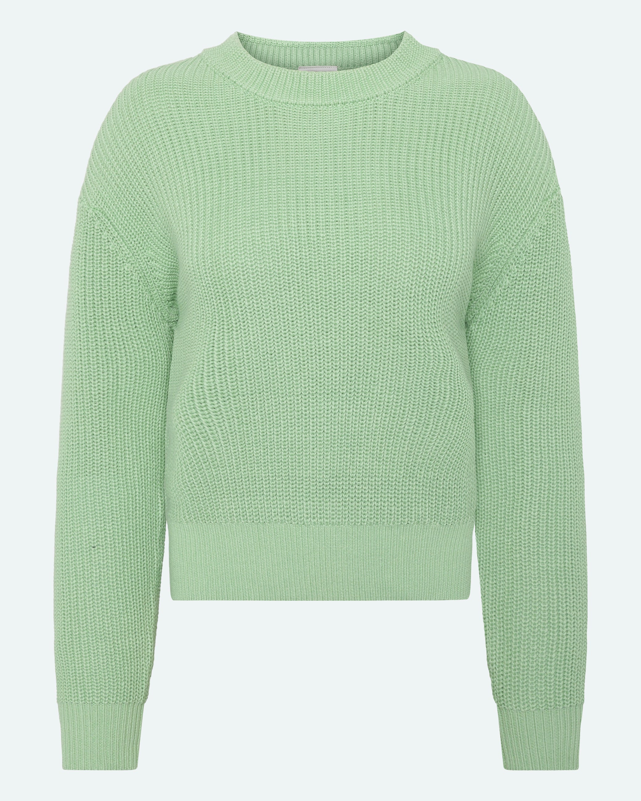 minimum female Mikala striktrøje G006 Jumper 6317 Quiet Green